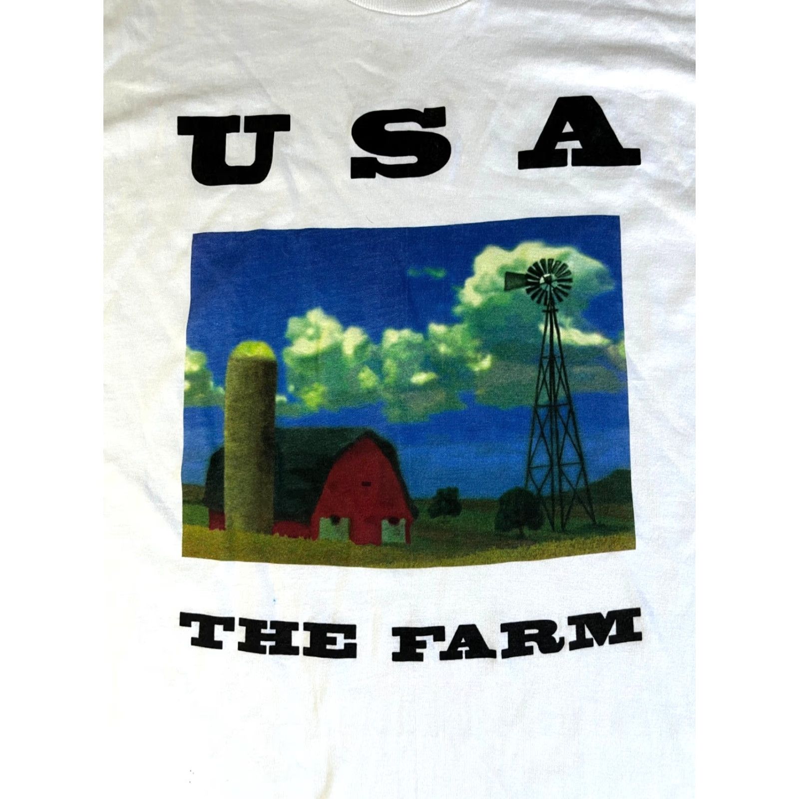 Fruit Of The Loom VINTAGE Fruit of the Loom T-Shirt USA 90s Monuments of America Unisex Adults XL White NSOS 1990s Graphic Print Size US XL / EU 56 / 4 - 4 Thumbnail
