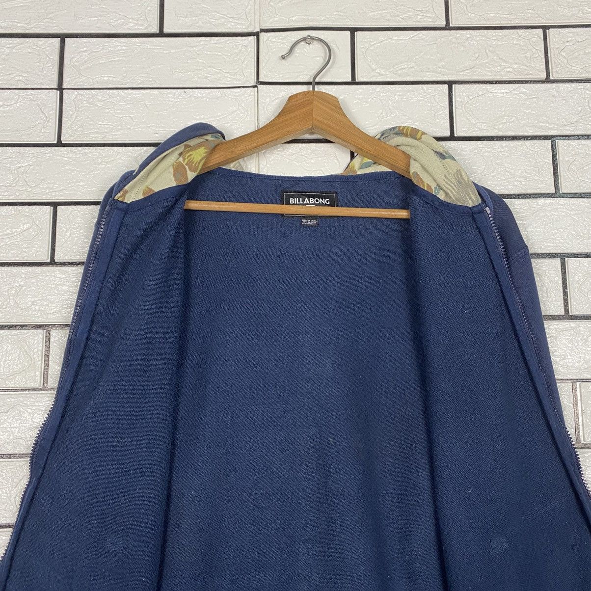 Japanese Brand 📌Vintage Zipper Hoodie Billabong Big Logo Size US M / EU 48-50 / 2 - 16 Thumbnail