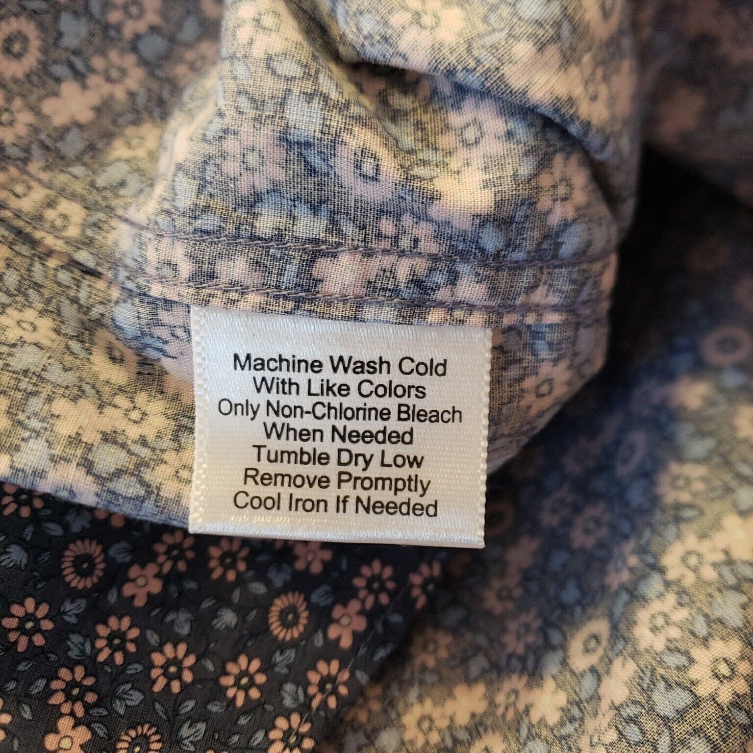 Egara Egara Slim Fit Dress Shirt Mens 17 34/35 Pink Indigo Floral Size US L / EU 52-54 / 3 - 11 Thumbnail