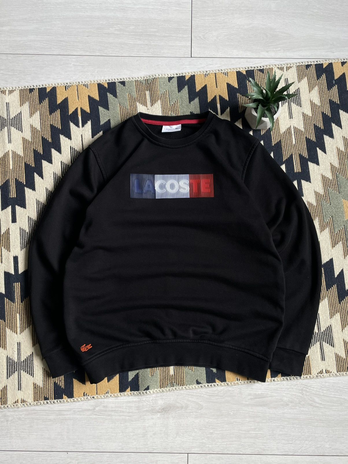 Lacoste × Vintage Vintage Lacoste France Flag Logo Sweatshirt Size US S / EU 44-46 / 1 - 1 Thumbnail