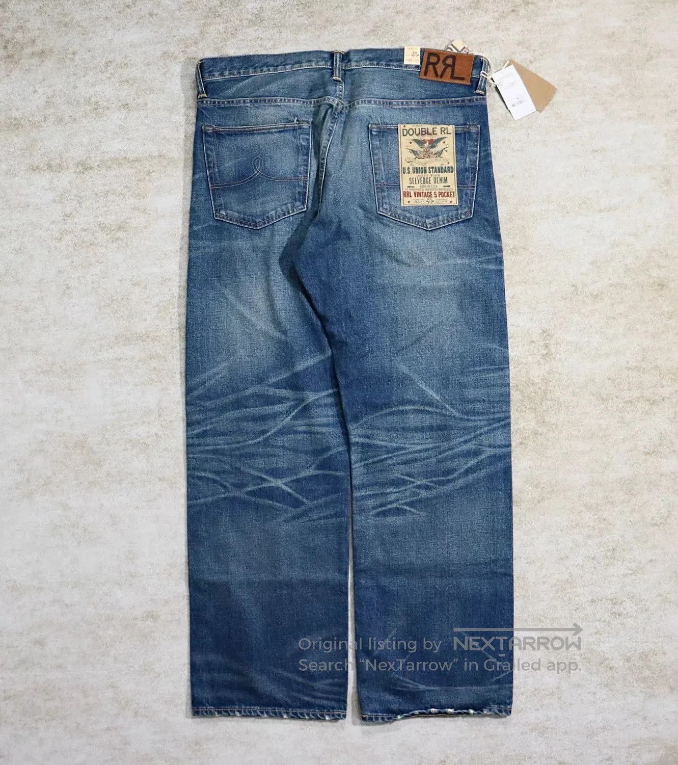 RRL Ralph Lauren RRL Ralph Lauren Vintage 5 Pocket Jeans. Size US 36 / EU 52 - 2 Thumbnail