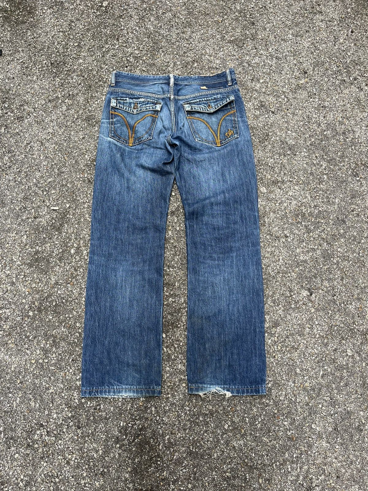 Dolce & Gabbana D&G Dolce & Gabbana Luxury Crazy Style Denim Jeans Size US 33 - 11 Thumbnail