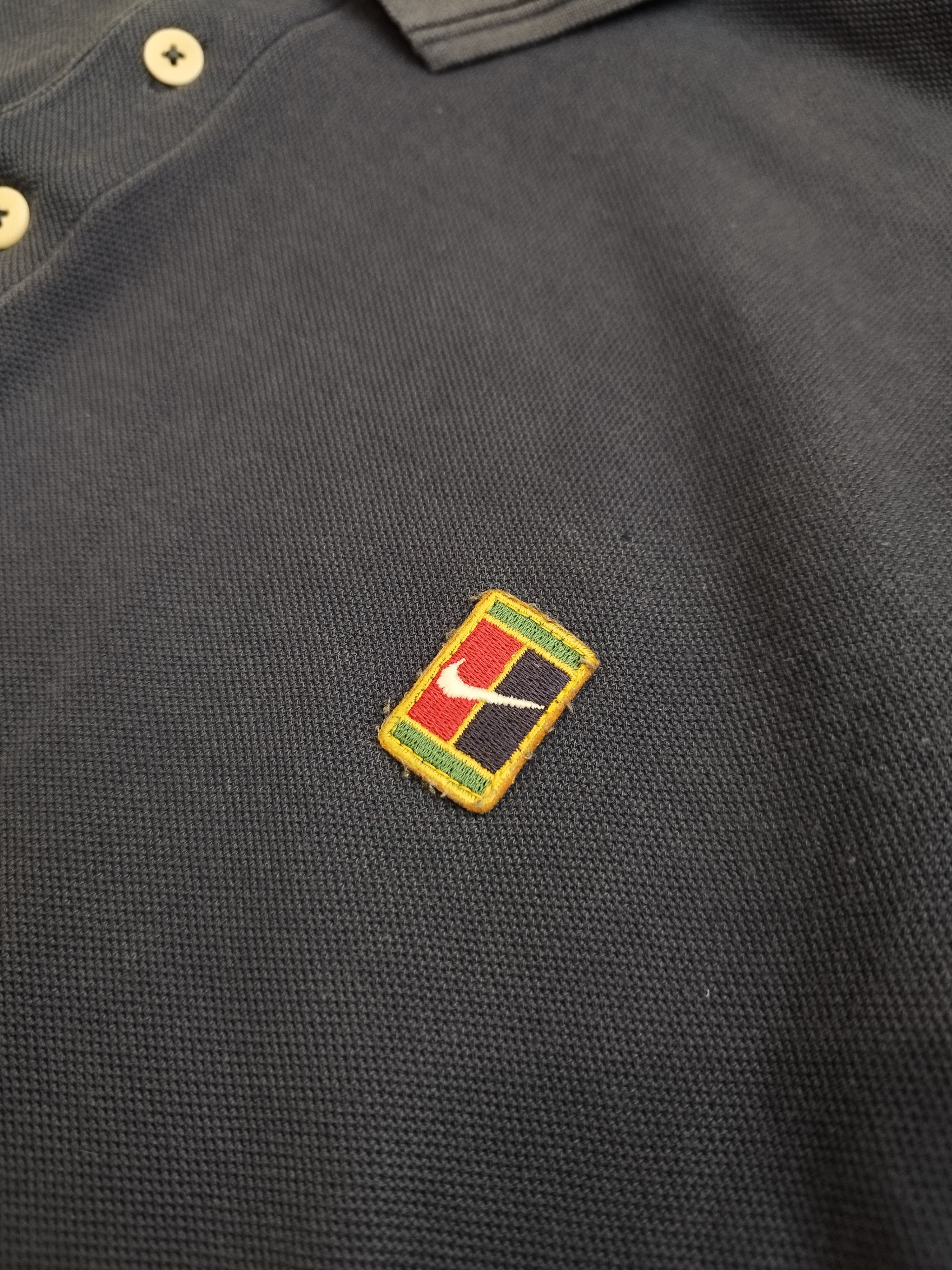 Nike Vintage 90s Nike Court Tennis Polo Shirt Size M Fits like XL Size US XL / EU 56 / 4 - 3 Thumbnail