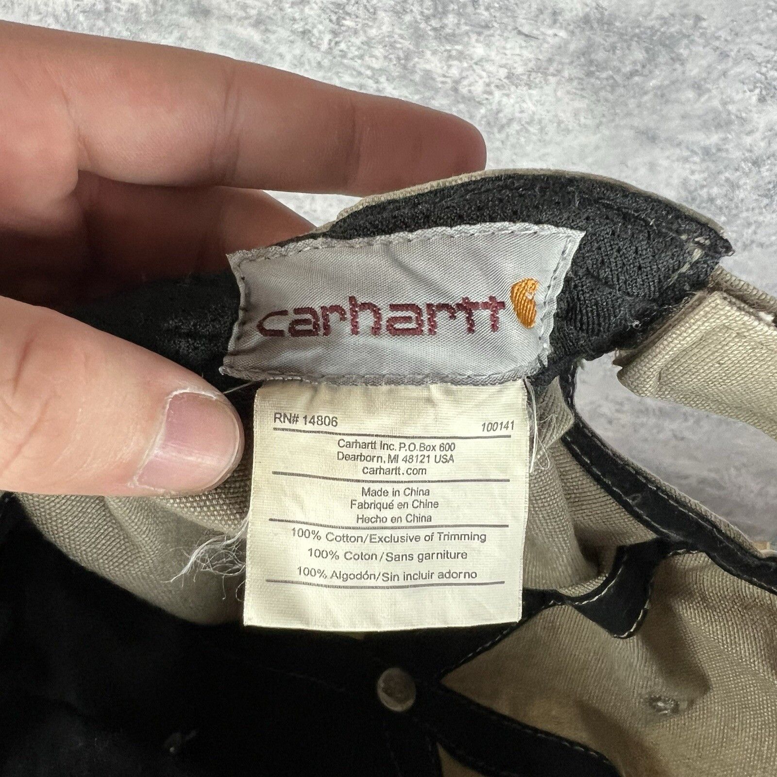 Carhartt Carhartt Cap Men's Beige Cotton One Size ` Size ONE SIZE - 12 Thumbnail