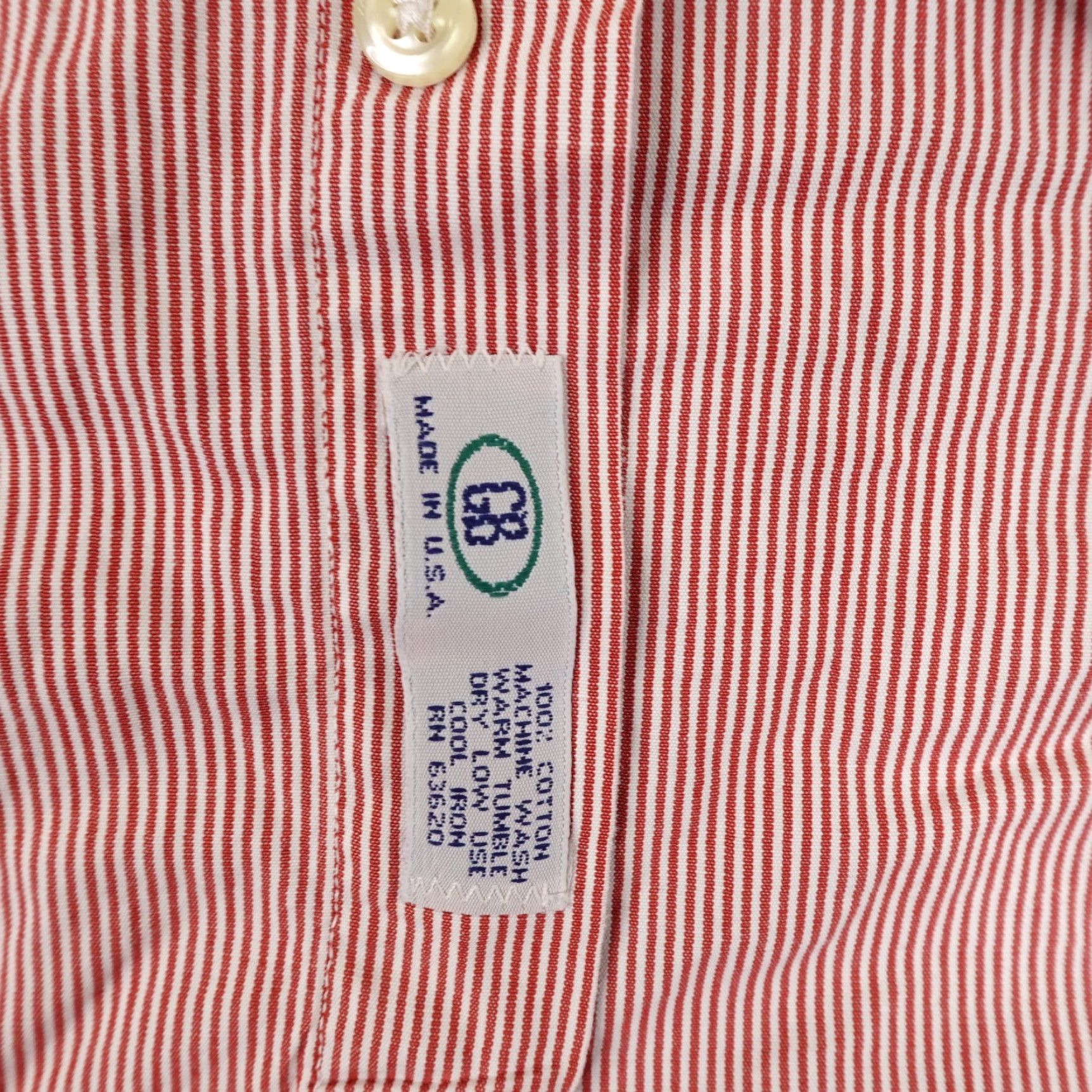 Vintage VINTAGE Gitman Bros Button-Up Shirt Mens XL Red Stripes Western Collared Casual Size US XL / EU 56 / 4 - 5 Thumbnail