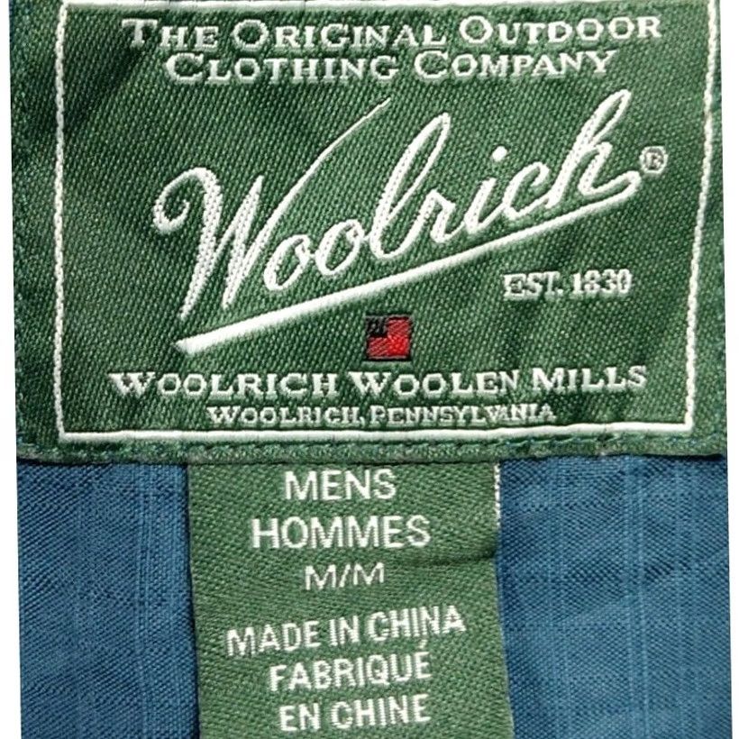 Vintage Woolrich Button-Up Shirt Short Sleeve Men Blue Solid M Regular Size Shirt Size US M / EU 48-50 / 2 - 3 Thumbnail