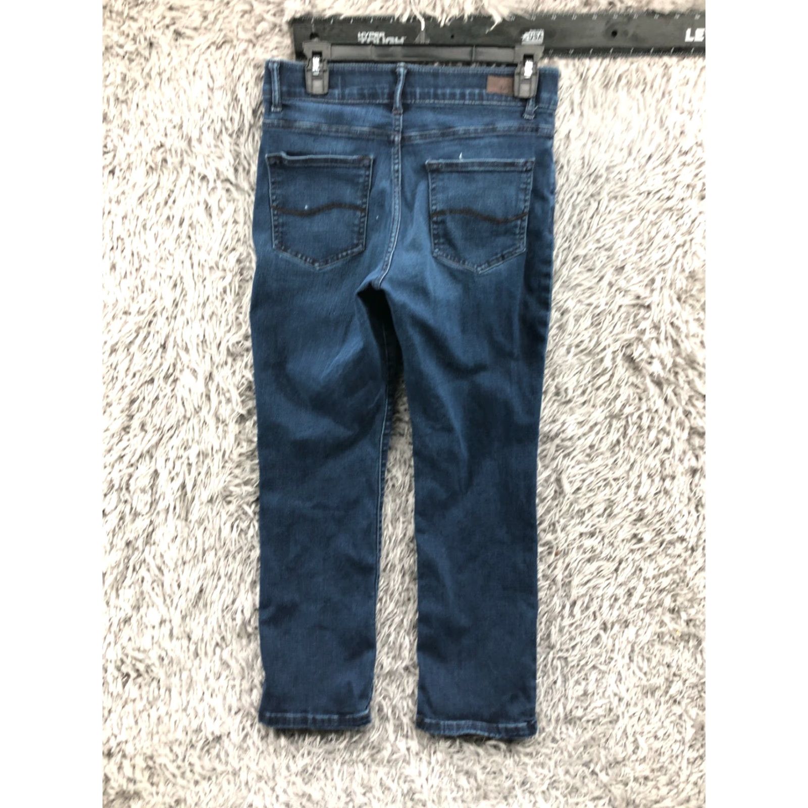 Lee Lee Jeans Regular Straight Womens Size 6 Short Medium Wash Blue Size 28" / US 6 / IT 42 - 5 Thumbnail