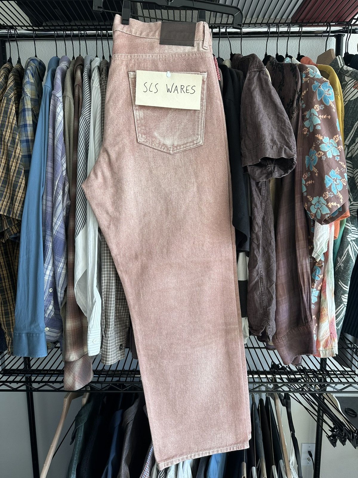 Our Legacy Our Legacy Third Cut Jeans in Pink Size US 33 - 3 Thumbnail