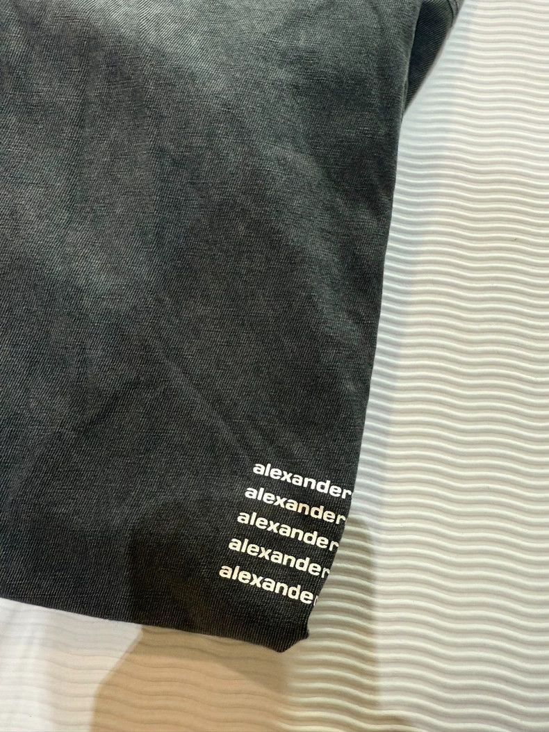 Alexander Wang Alexander Wang Distressed Long Sleeve T-Shirt- Size M / US 6-8 / IT 42-44 - 2 Thumbnail