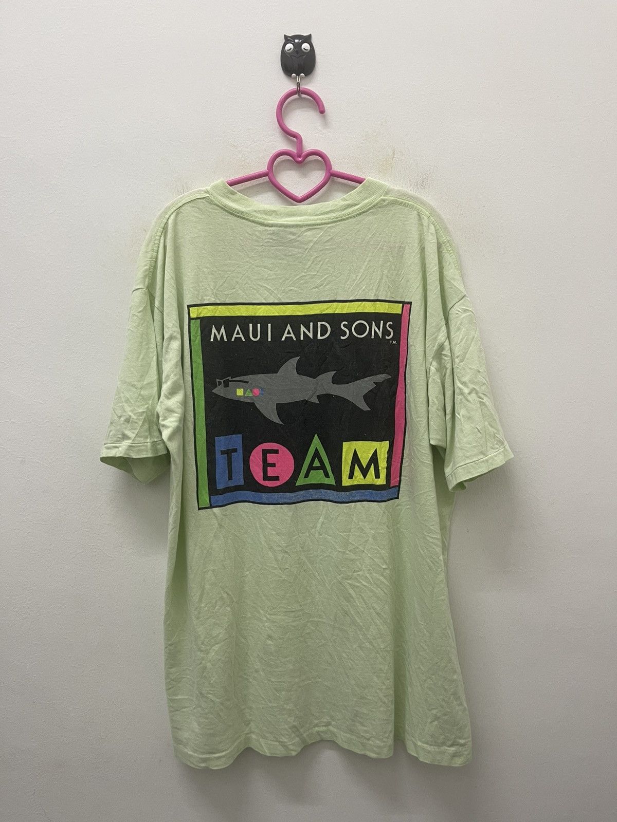 Maui and Sons Rare 90s Vintage MAUI AND SONS TEAM Made in USA Thrashed Size US XL / EU 56 / 4 - 1 Thumbnail