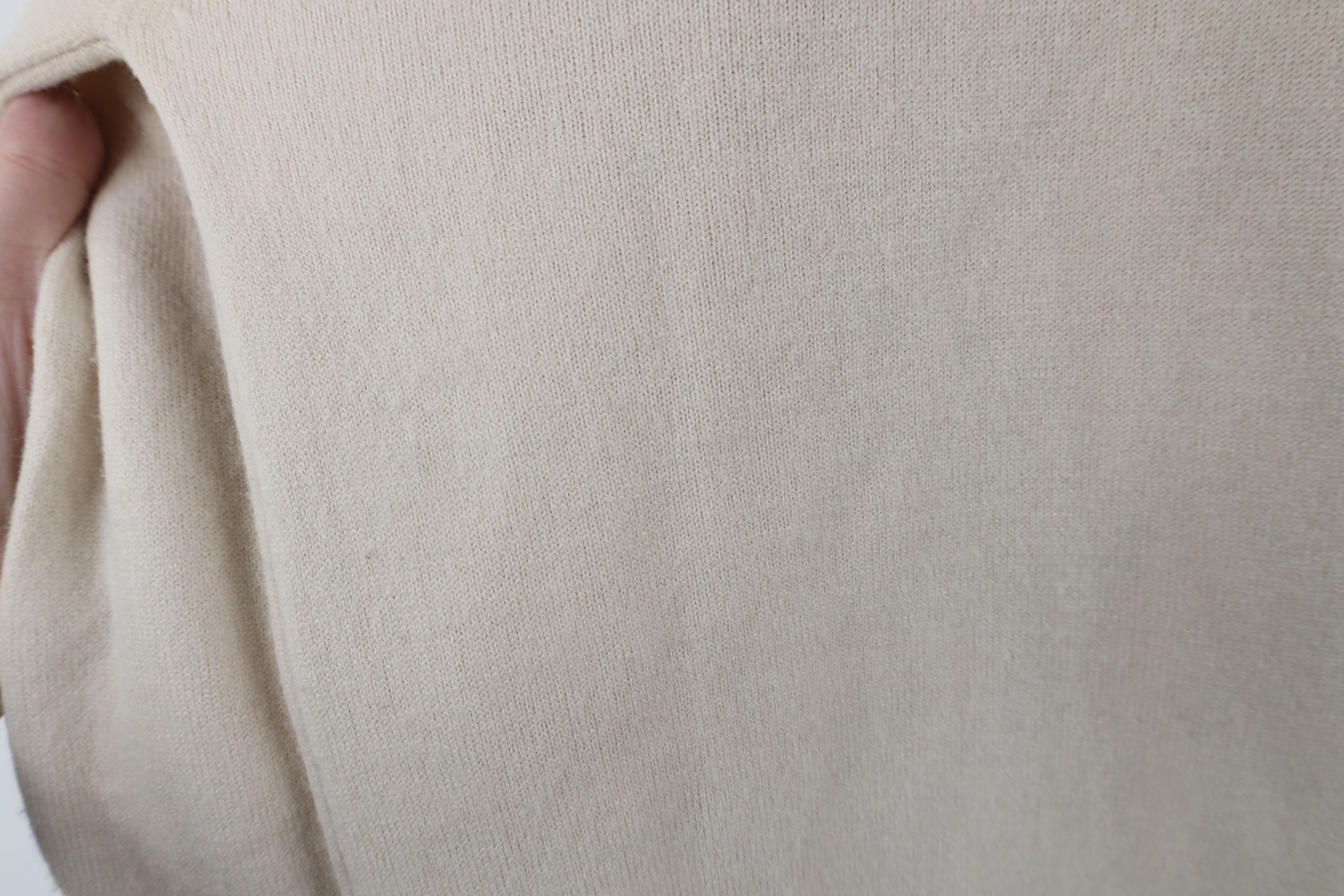 Vintage Vintage 50s 60s Streetwear Knit Collared Polo Sweater Beige Size US M / EU 48-50 / 2 - 13 Thumbnail