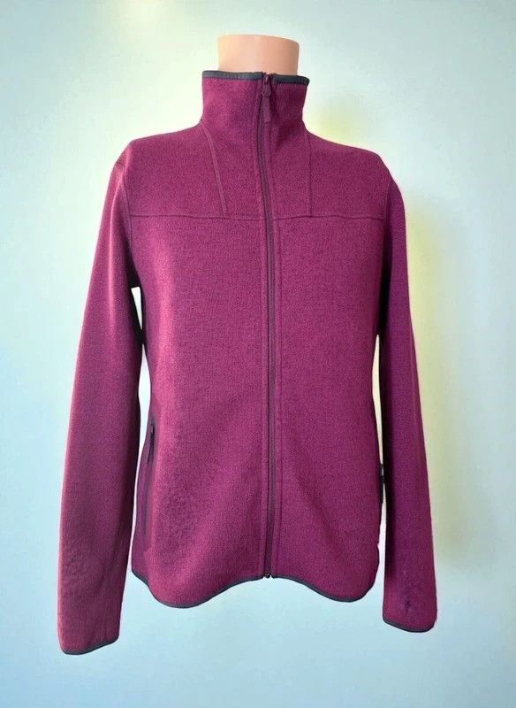 Arc'teryx Arc'teryx Burgundy Fleece Jacket Women L Outdoor Cozy Style Size L / US 10 / IT 46 - 5 Thumbnail