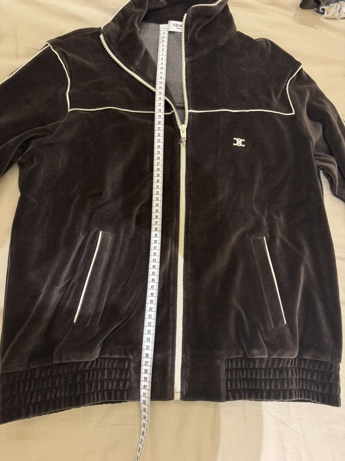 Celine Celine velvet jacket Size US S / EU 44-46 / 1 - 11 Thumbnail