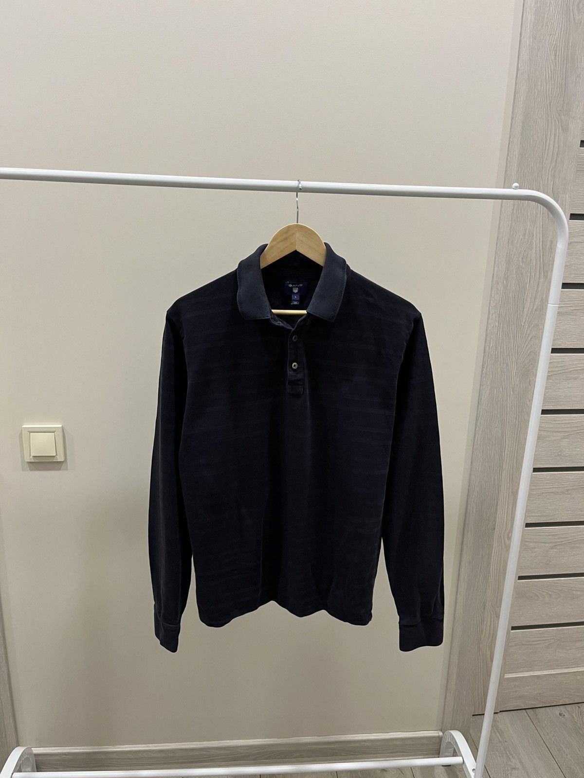 Gant Vintage Gant Rugby Polo Shirt Y2K Cotton Long Sleeve Striped Size US L / EU 52-54 / 3 - 2 Thumbnail
