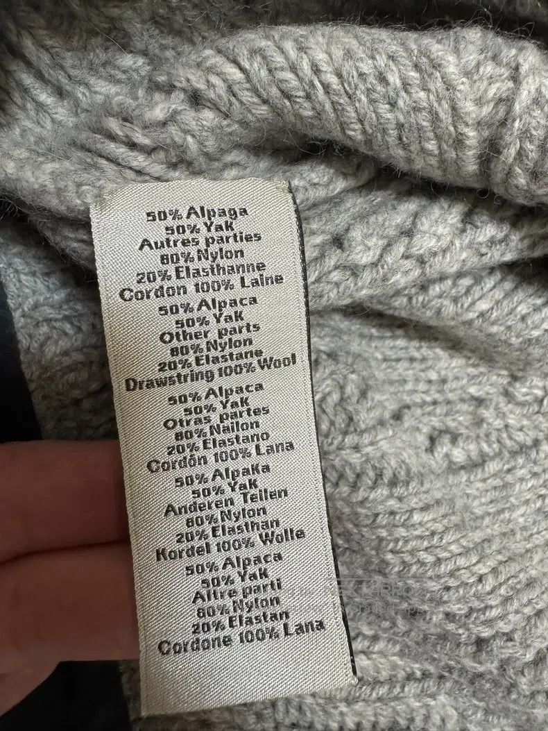 Other Hermes Knit Coat, 50% Alpaca Wool + 50% Yak Wool, drawstri Size US XL / EU 56 / 4 - 8 Thumbnail