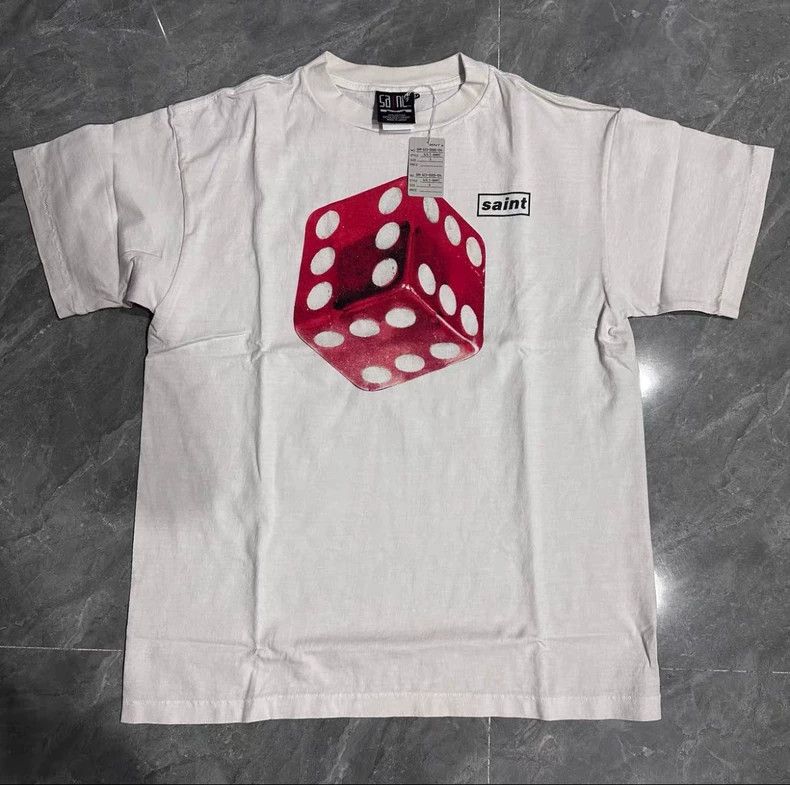 Saint Michael Saint Michael Red Dice Graphic T-Shirt-dmc Size US S / EU 44-46 / 1 - 1 Thumbnail