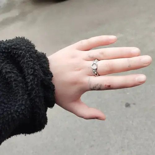Jewelry Hirohata x Chika Love Heart Adjustable Ring Size ONE SIZE - 3 Thumbnail