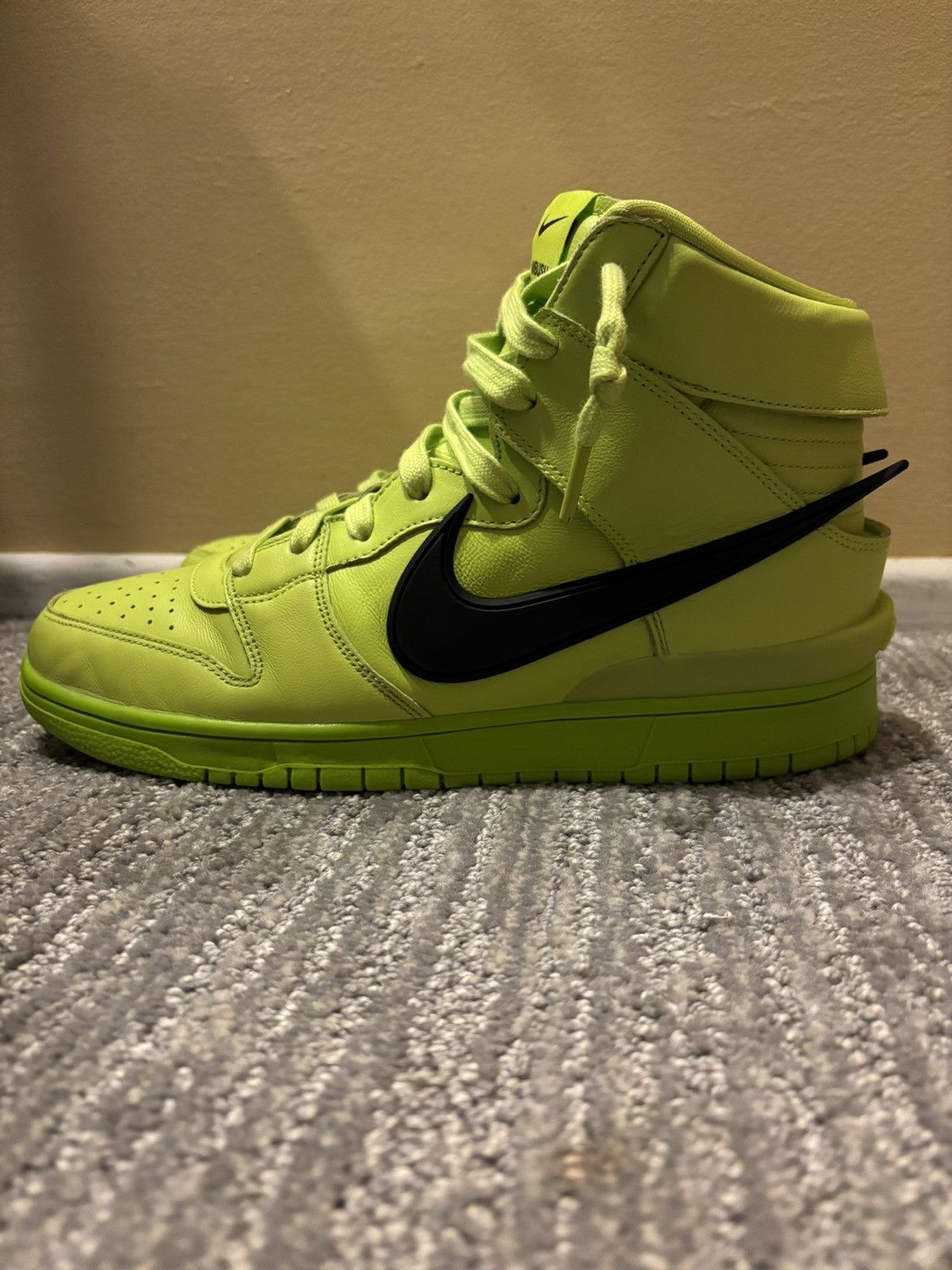 Ambush Design × Nike Nike Ambush Dunk High Flash Lime 10.5 no box Size US 10.5 / EU 43-44 - 3 Thumbnail