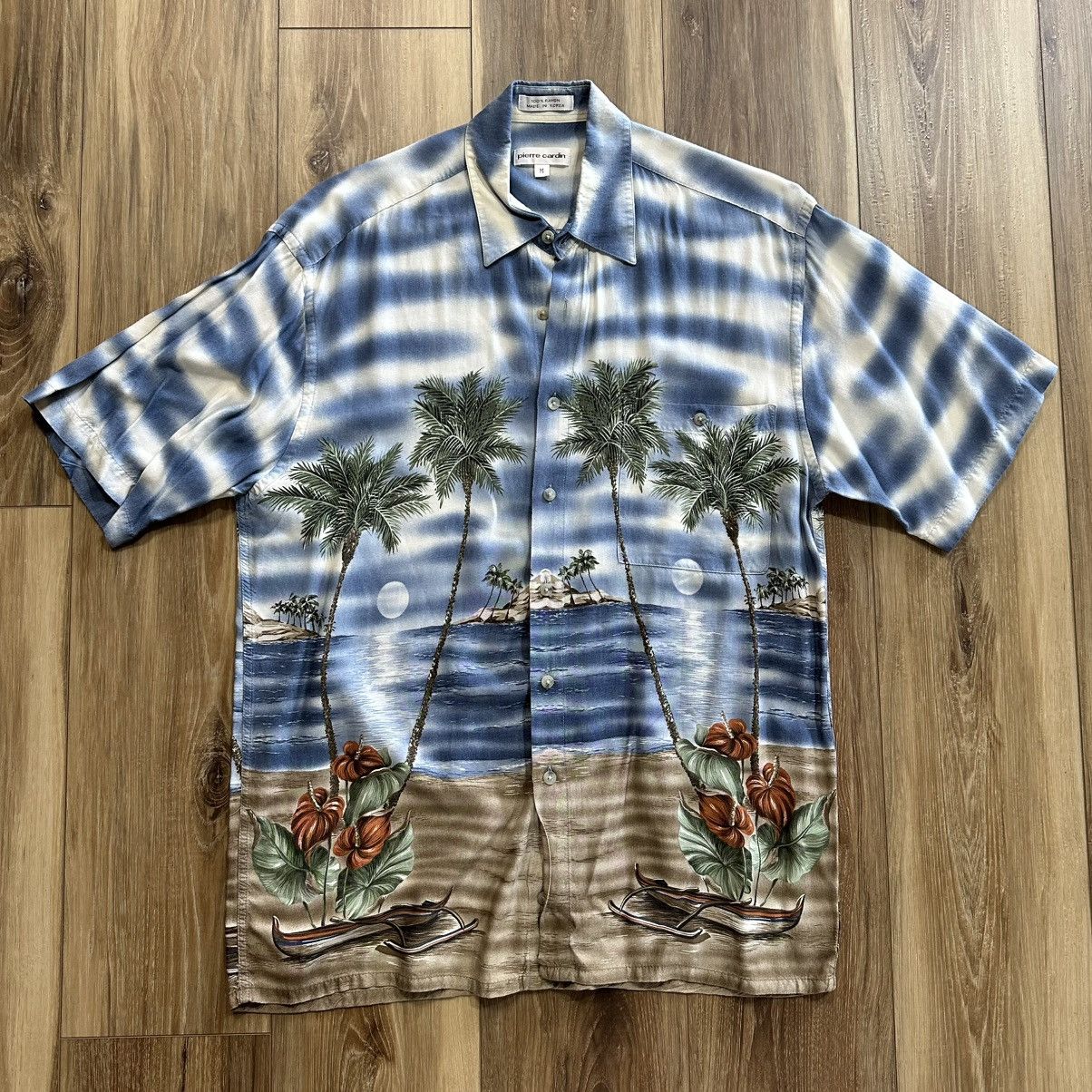 Pierre Cardin Vintage Pierre Cardin Rayon Hawaiian Tropical Beach Shirt, M Size US M / EU 48-50 / 2 - 1 Thumbnail