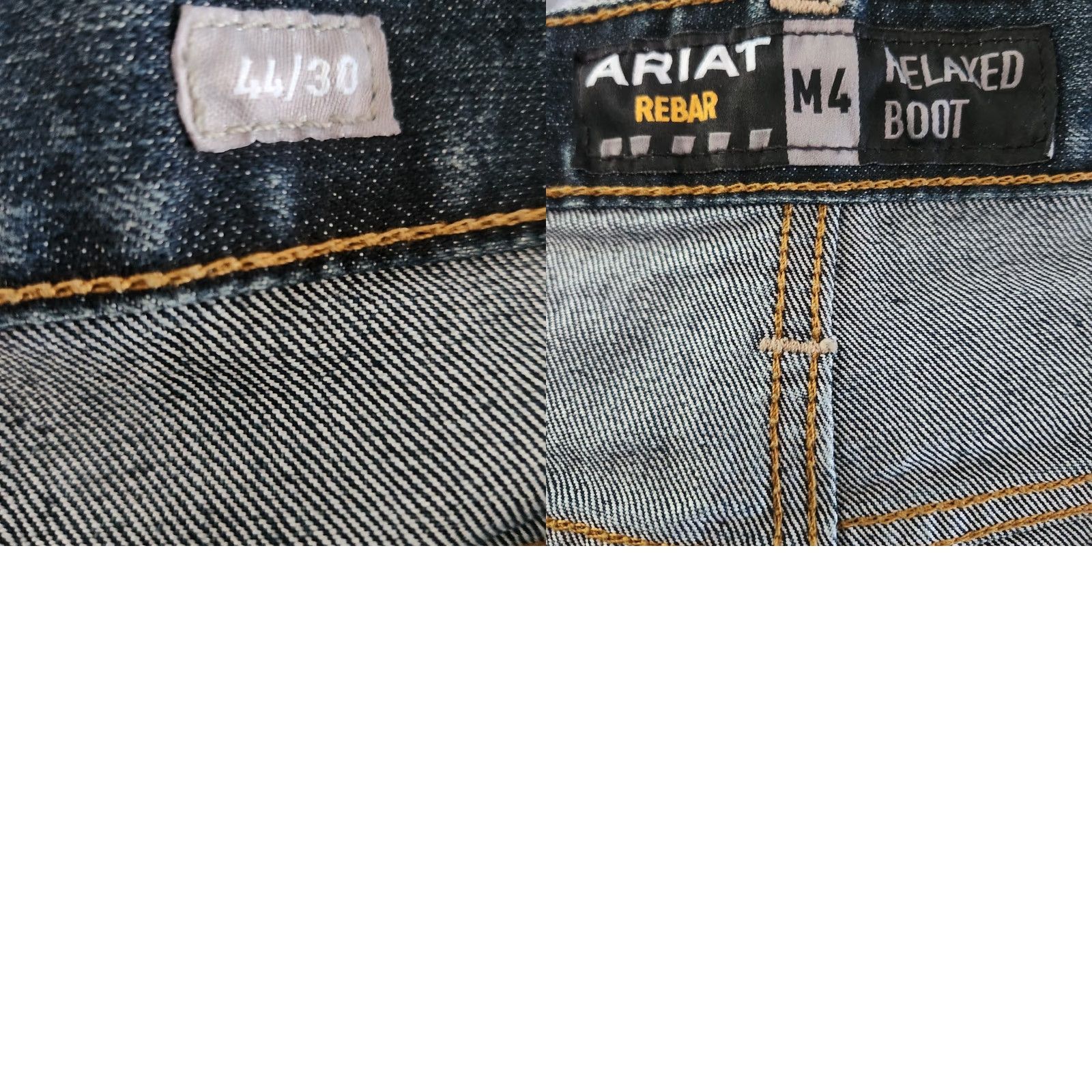 Ariat Ariat Men's M4 Relaxed Boot Jeans 44x30 Blue Denim Work Carpenter Pocket Denim Jeans Size US 44 / EU 60 - 9 Thumbnail