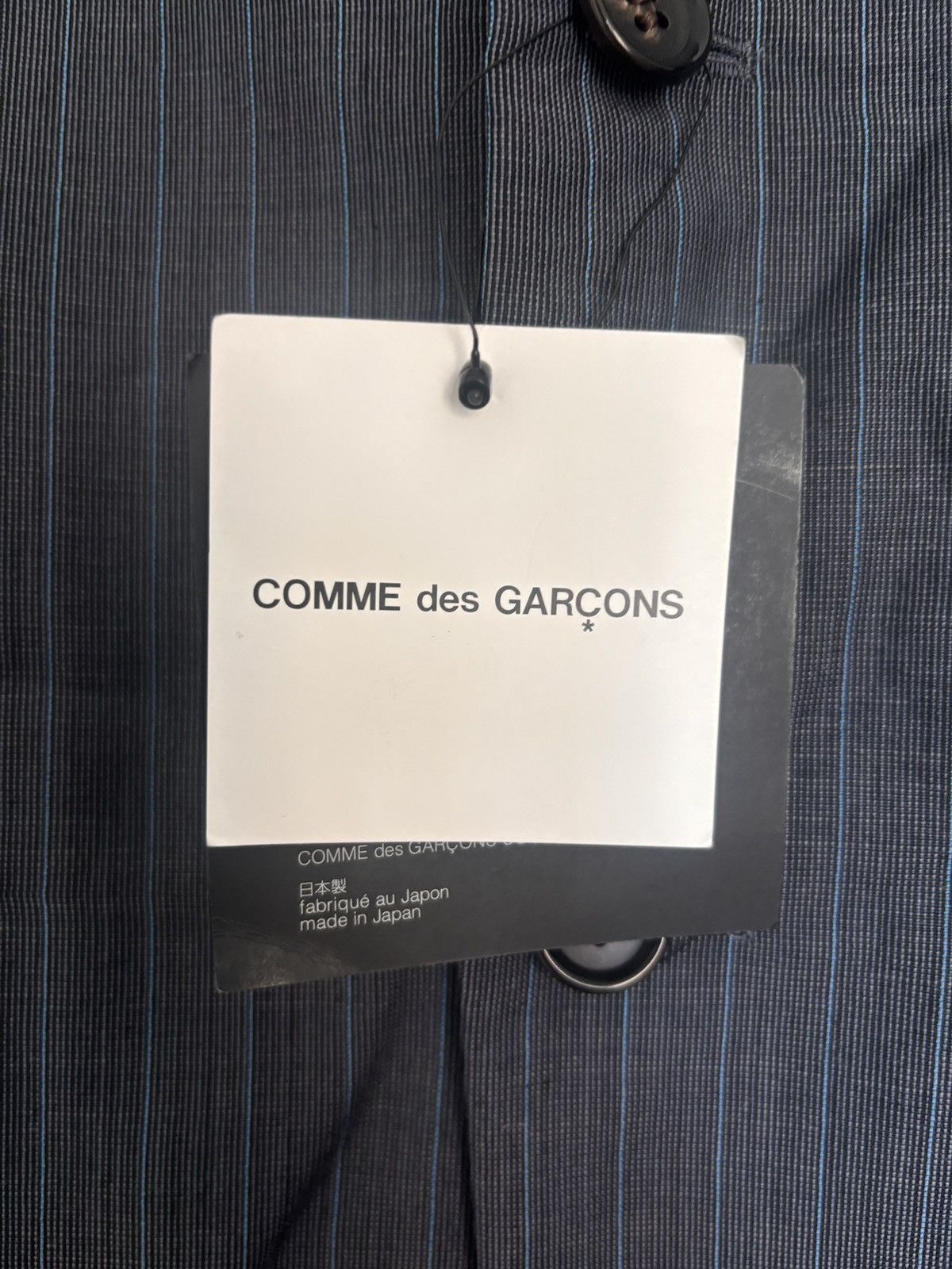 Comme des Garcons × Comme des Garcons Homme Deux CDG Homme Deux Wool Blazer BNWT (SS15) Made in Japan Size 38R - 3 Thumbnail