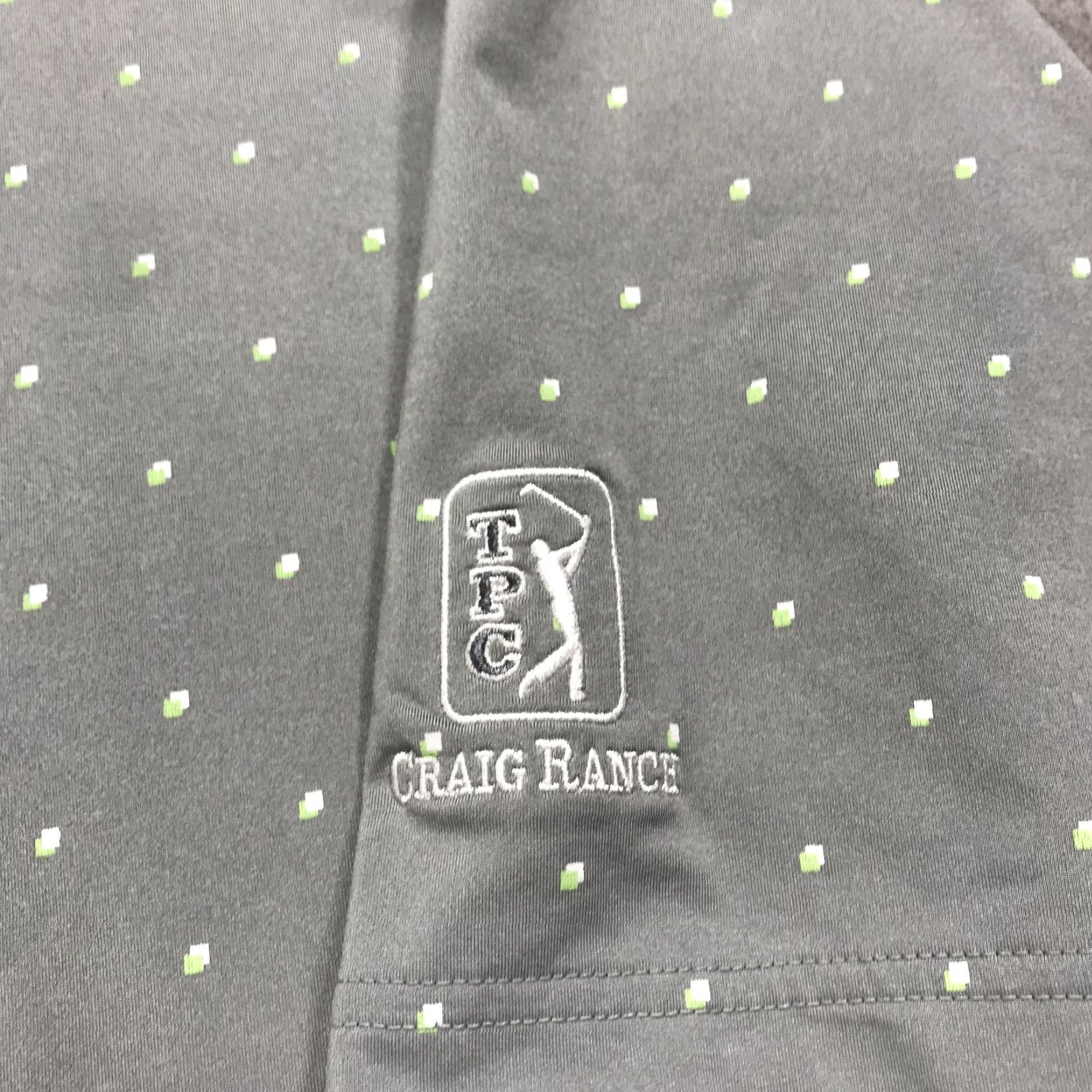 Footjoy FootJoy Polo Shirt Mens 2XL Gray Geometric Performance Golf Shirt Size US XXL / EU 58 / 5 - 4 Thumbnail