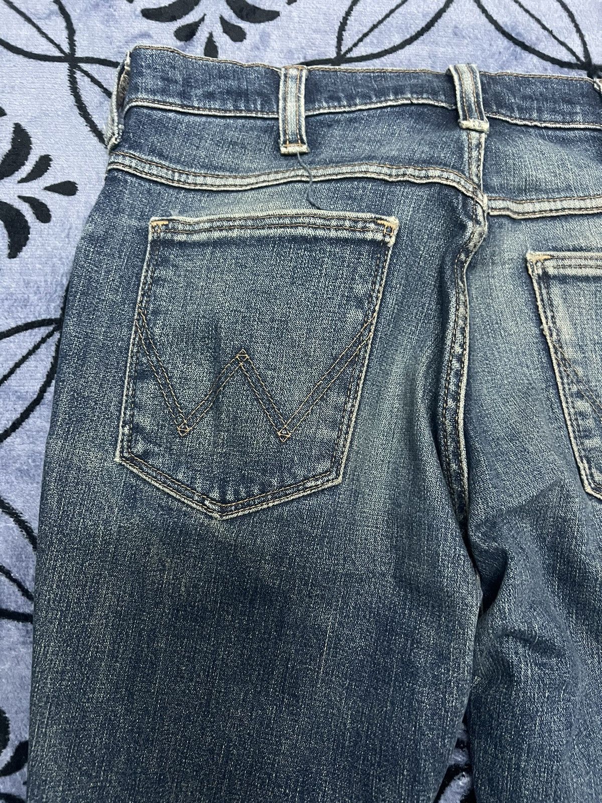 Vintage × Wrangler Wrangler USA - vintage 90’s distressed Size US 29 - 14 Thumbnail