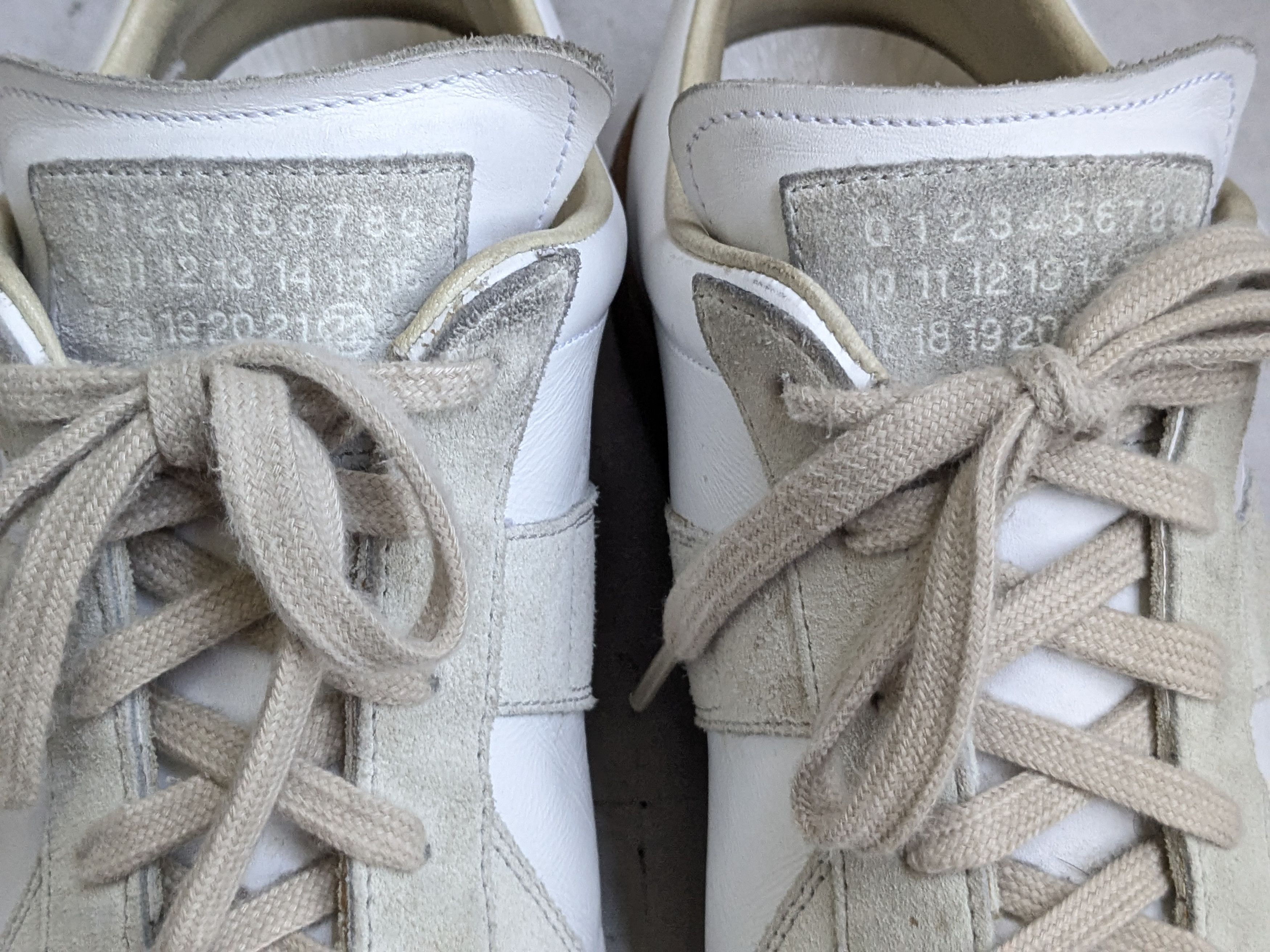 Maison Margiela Maison Margiela GAT Replica White 10 43 Low Tops Size US 10 / EU 43 - 5 Thumbnail