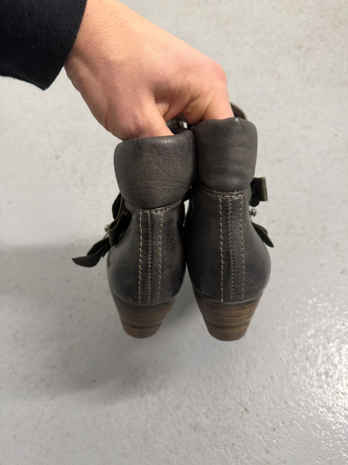 A.S.98 Vintage A.S.98 Leather Buckle Boots Size US 8 / IT 38 - 5 Thumbnail