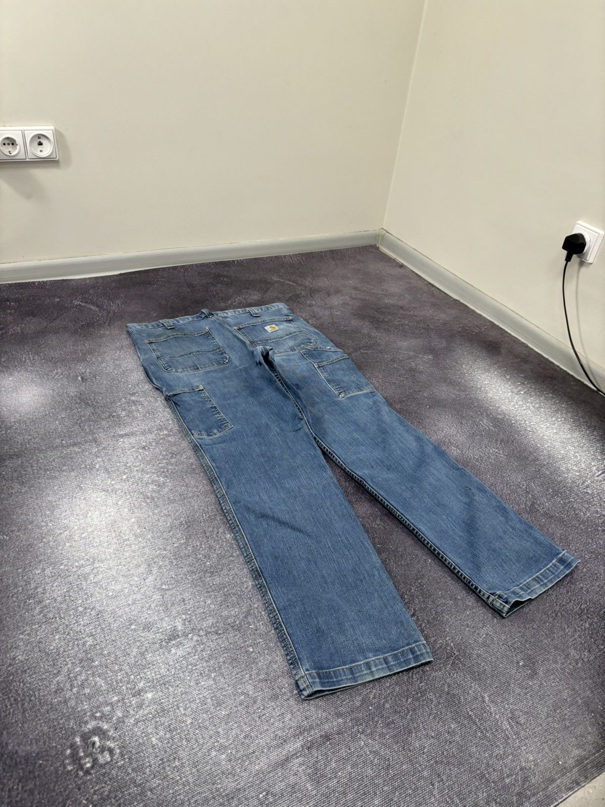 Carhartt Vintage Carhartt Faded Blue USA Hype Denim Relaxed Fit Jeans Size US 36 / EU 52 - 3 Thumbnail