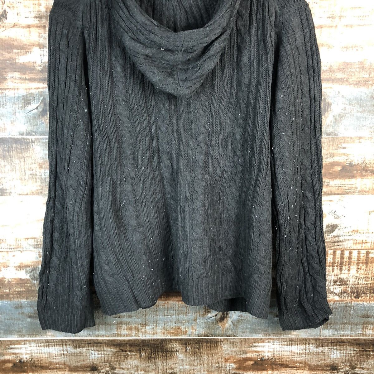Uniqlo Uniqlo Black vintage Hoodie sweater #A2241 Size US XL / EU 56 / 4 - 14 Thumbnail