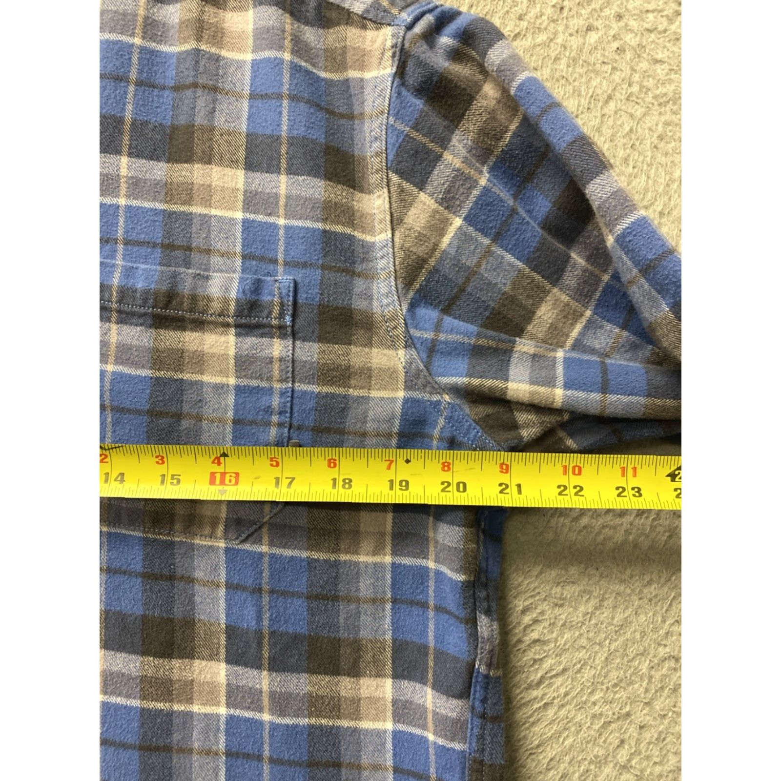 Eddie Bauer EDDIE BAUER Button-Up Shirt Men M Blue Gray Plaid Large /0255 Size US M / EU 48-50 / 2 - 6 Thumbnail