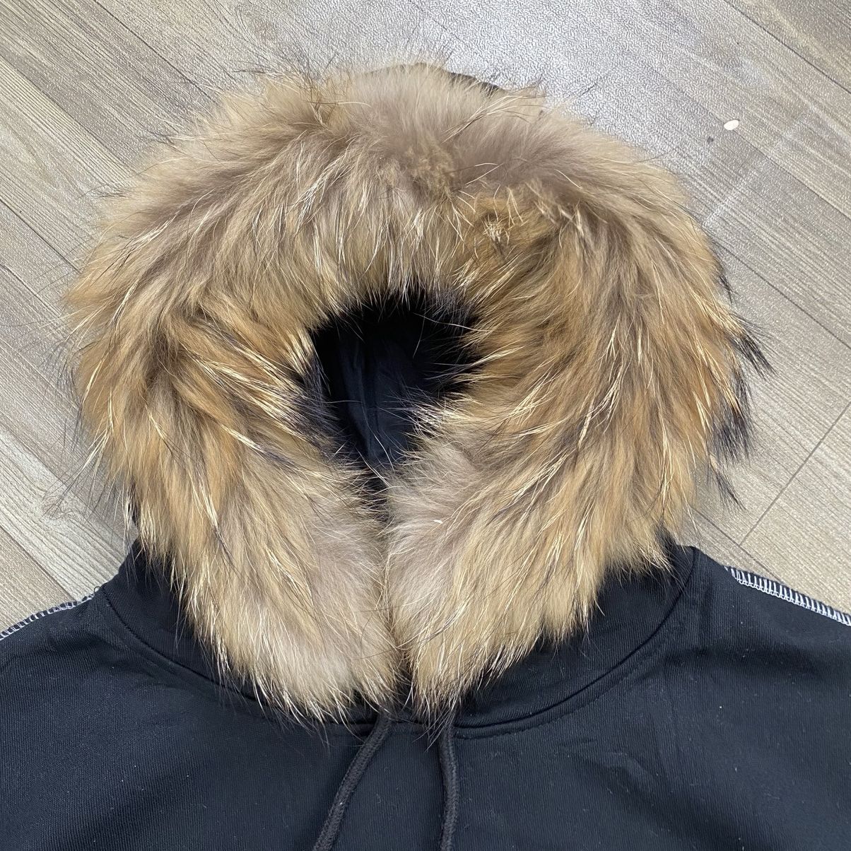 If Six Was Nine 2000s Japanese Dazy Rick Owens Style Lgb Boxy Fit Fur Hoodie Size US L / EU 52-54 / 3 - 4 Thumbnail