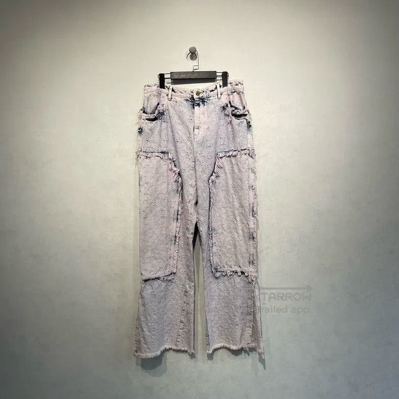 Louis Vuitton Louis Vuitton Purple Fringe Destroy Jeans Size US 32 / EU 48 - 1 Thumbnail