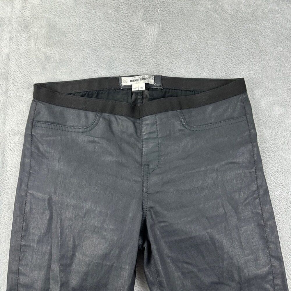 Helmut Lang Helmut Lang Black Slim Pants Women’s Size 31x33 Made In USA Size 31" - 6 Thumbnail