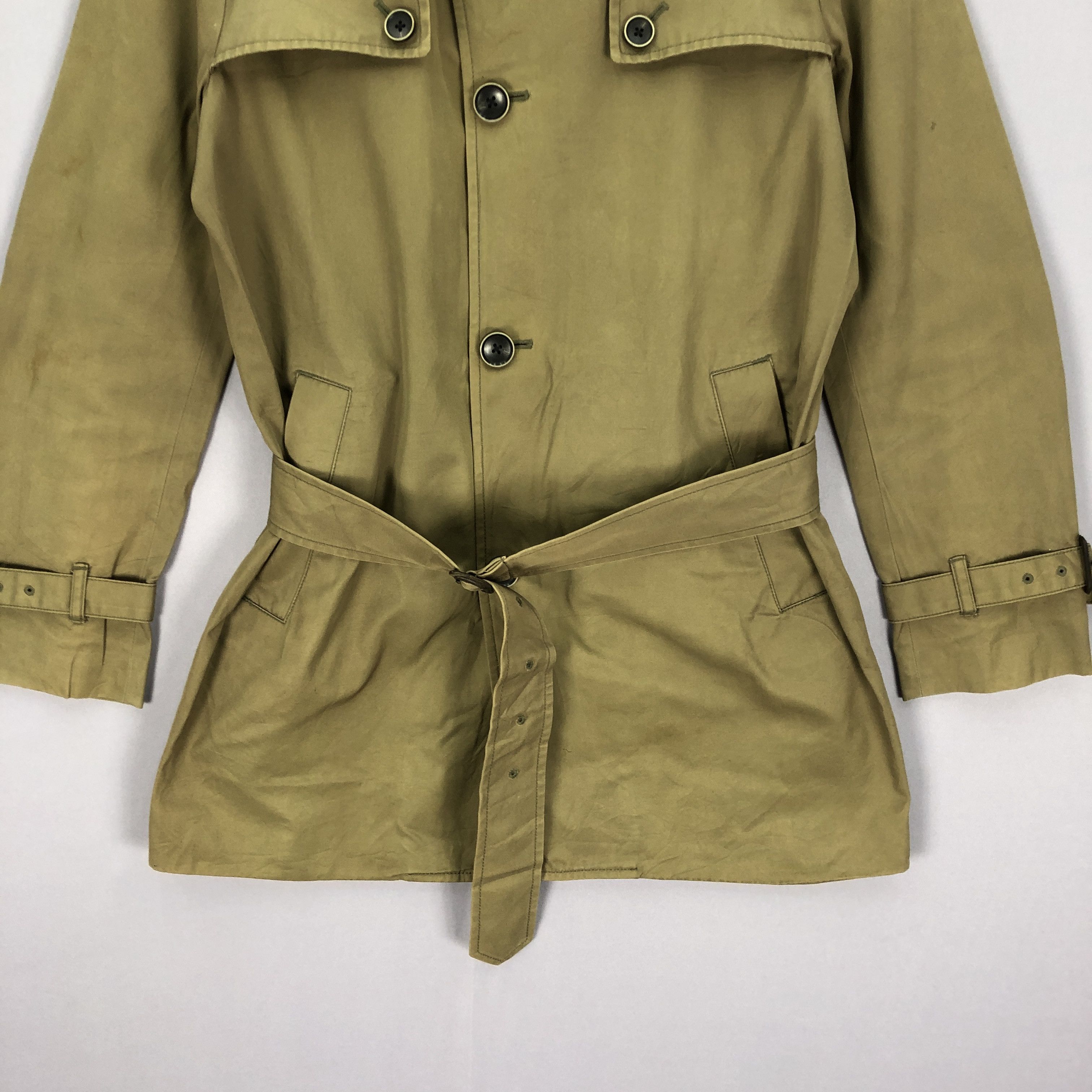 Japanese Brand × Vintage Vintage Journal Standard Long Trench Jackets Japanese Brand Size US S / EU 44-46 / 1 - 5 Thumbnail