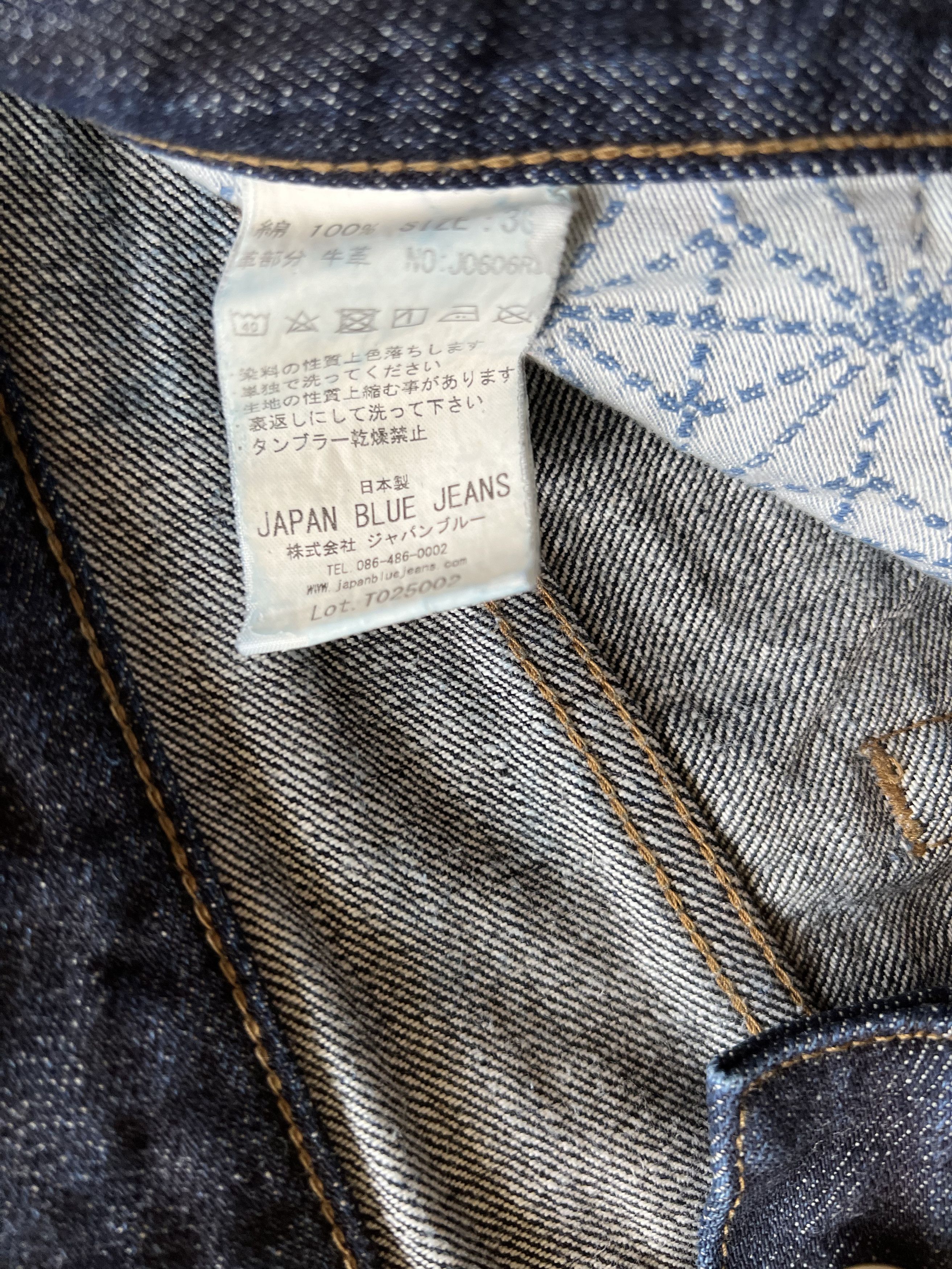 Japan Blue Japan Blue High Tapered Selvedge Denim JB0606 Size US 30 / EU 46 - 5 Thumbnail