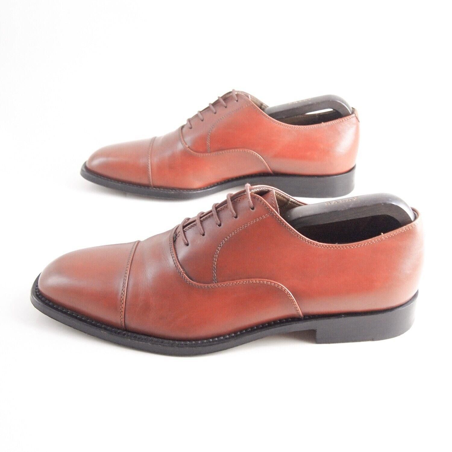 Ermenegildo Zegna Zegna Cap Toe Oxfords Saddle Brown Leather EU 42.5 US 9.5 Size US 9.5 / EU 42-43 - 3 Thumbnail