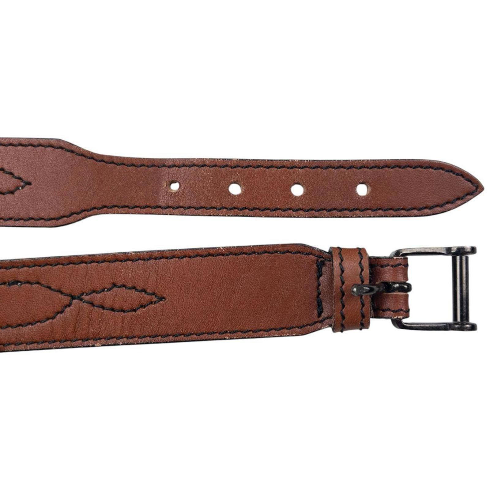 Jean Paul Gaultier Vintage Jean Paul Gaultier Leather Belt Size M Size ONE SIZE - 5 Thumbnail