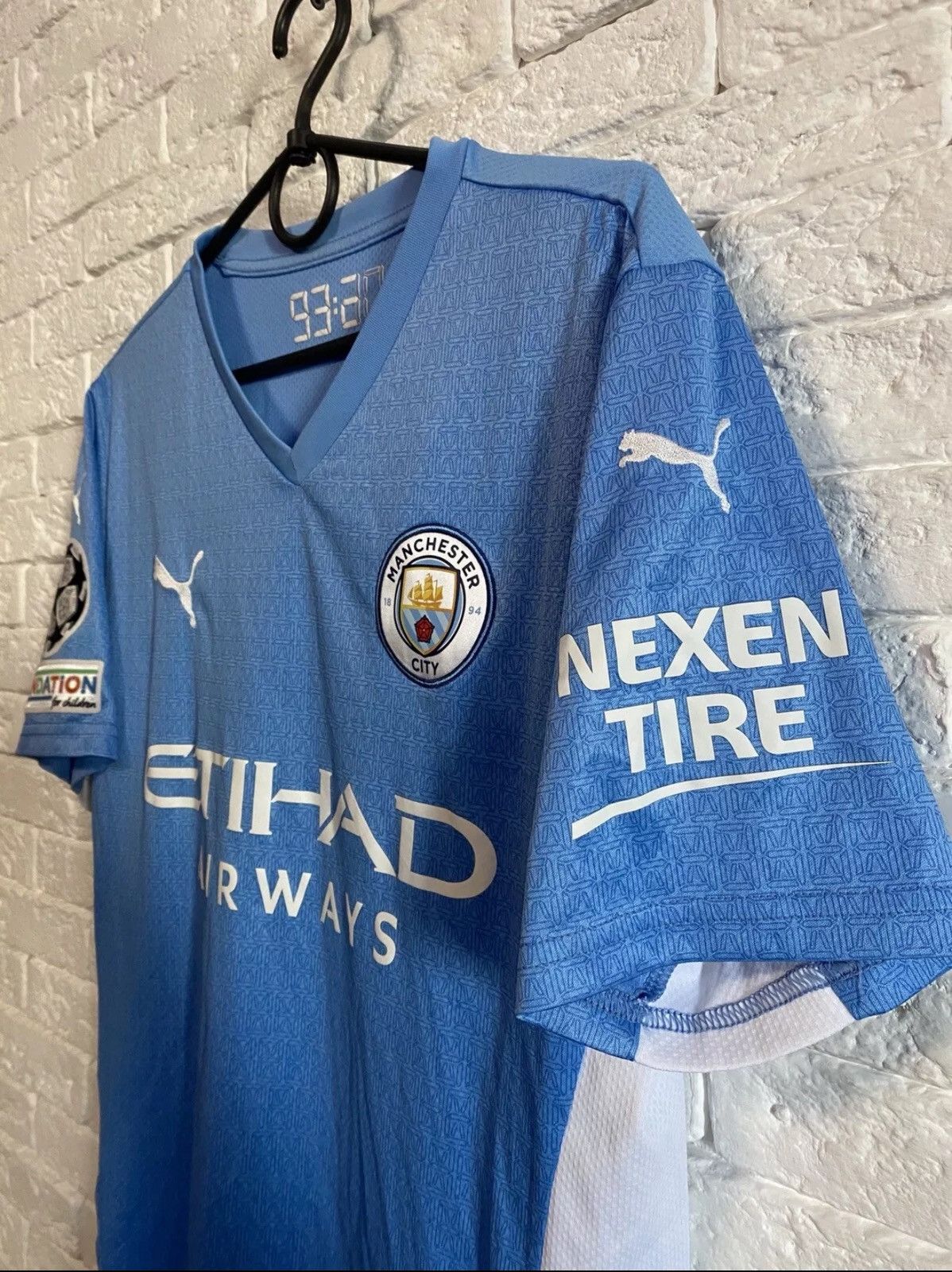 Puma Puma Manchester City Home 21/22 Blue Football Jersey Sz M Size US M / EU 48-50 / 2 - 2 Thumbnail