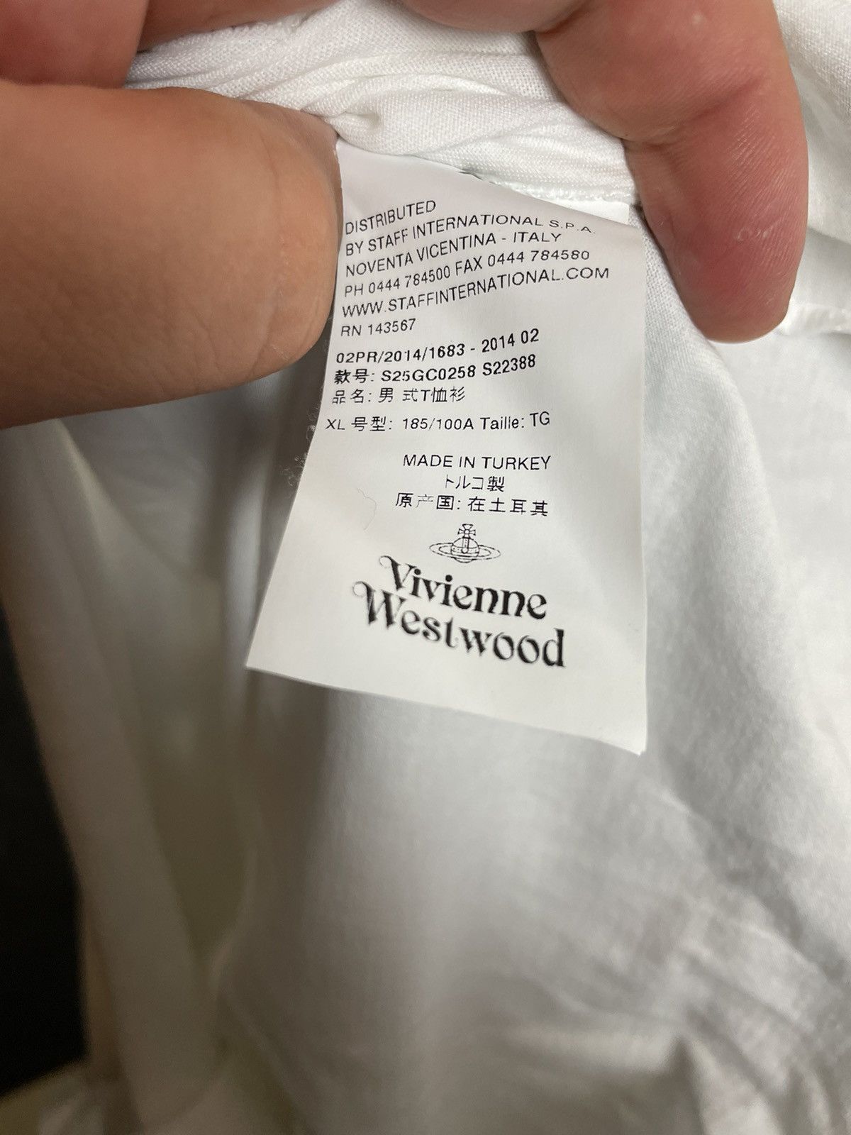Vivienne Westwood Vivienne Westwood White T-Shirt Size US XL / EU 56 / 4 - 5 Thumbnail