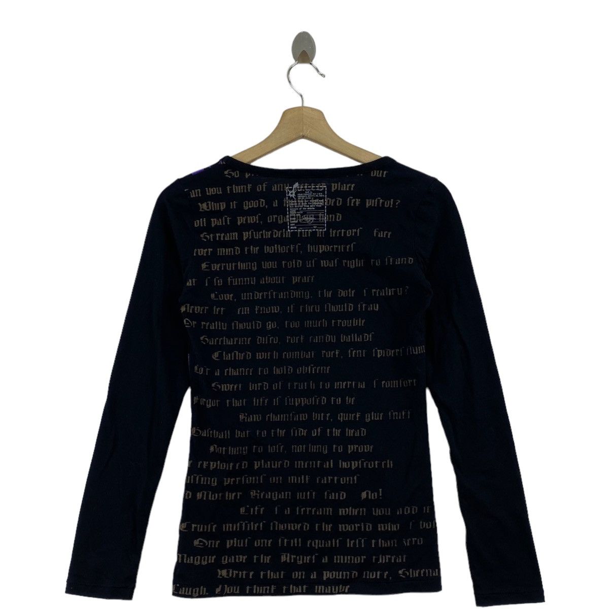 Japanese Brand WHAT'S FUCKN GONNA On Print Bar Co Japanese Brand Black Long Size XS / US 0-2 / IT 36-38 - 4 Thumbnail
