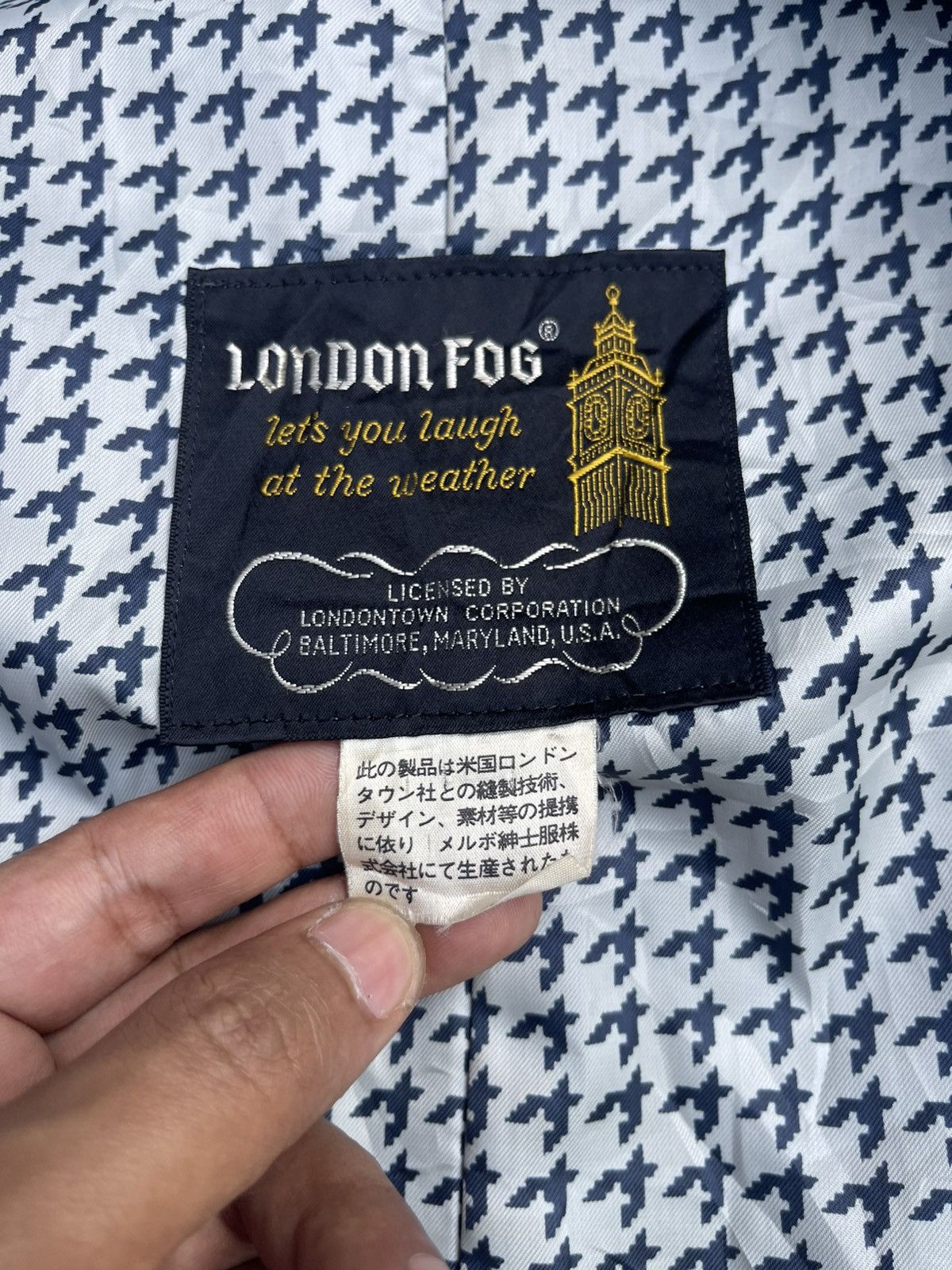 Designer × Japanese Brand × London Fog Vintage London Fog Double Breasted USA-MADE Trech Coat Size US M / EU 48-50 / 2 - 3 Thumbnail
