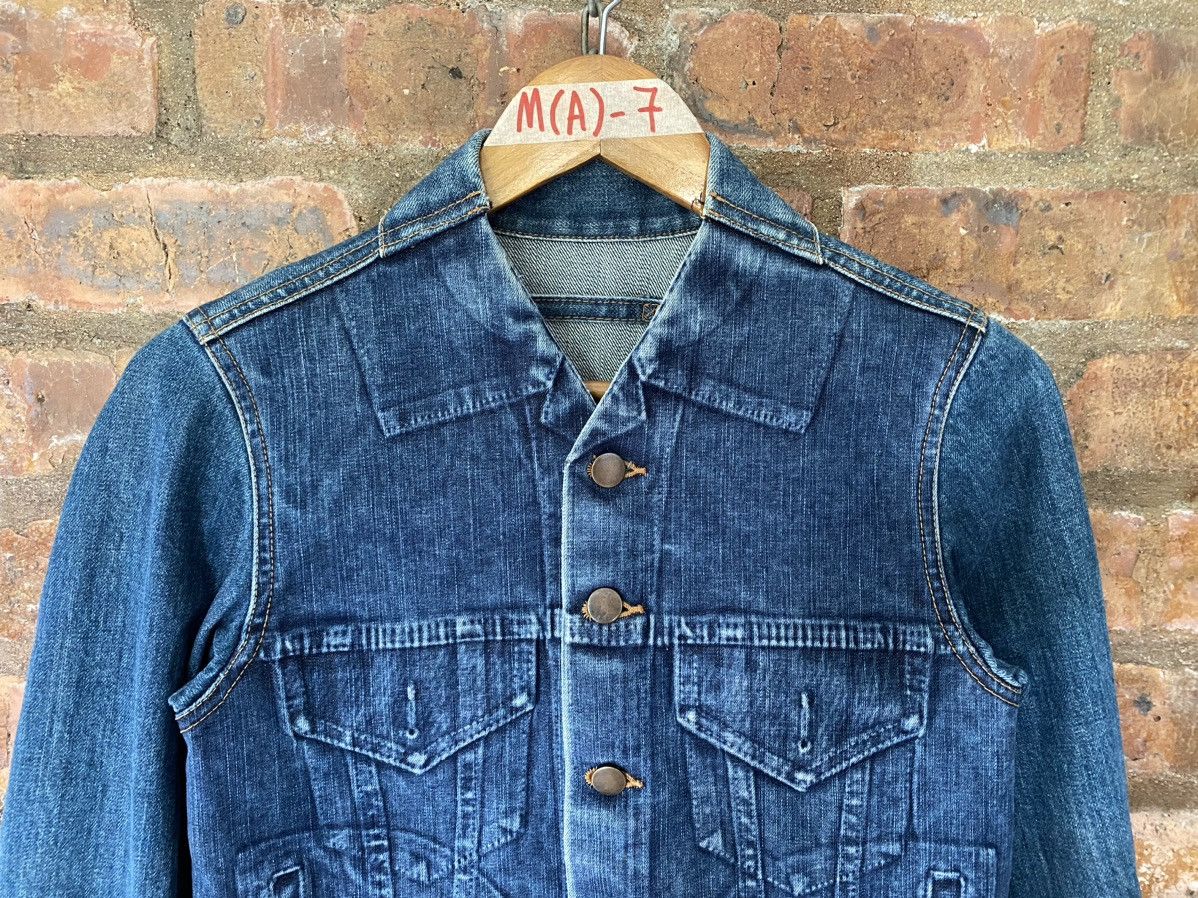 Maison MIHARA YASUHIRO 🔥2000s 🔥 OG trompe l'oeil denim Jacket Size US S / EU 44-46 / 1 - 3 Thumbnail