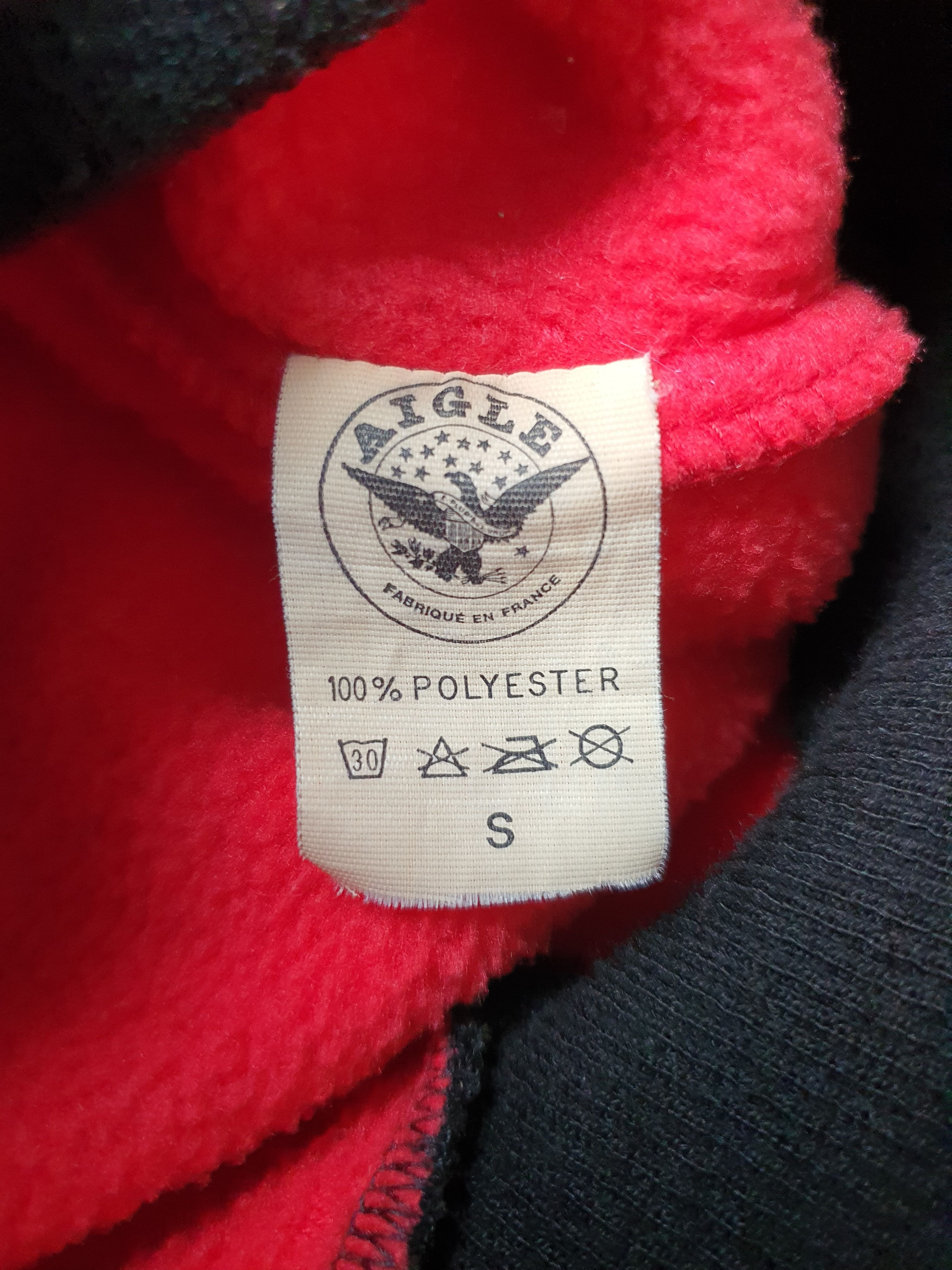 Aigle Vintage (Made in France) Quart Zip Fleece Sweatshirt Jacket Size US S / EU 44-46 / 1 - 5 Thumbnail