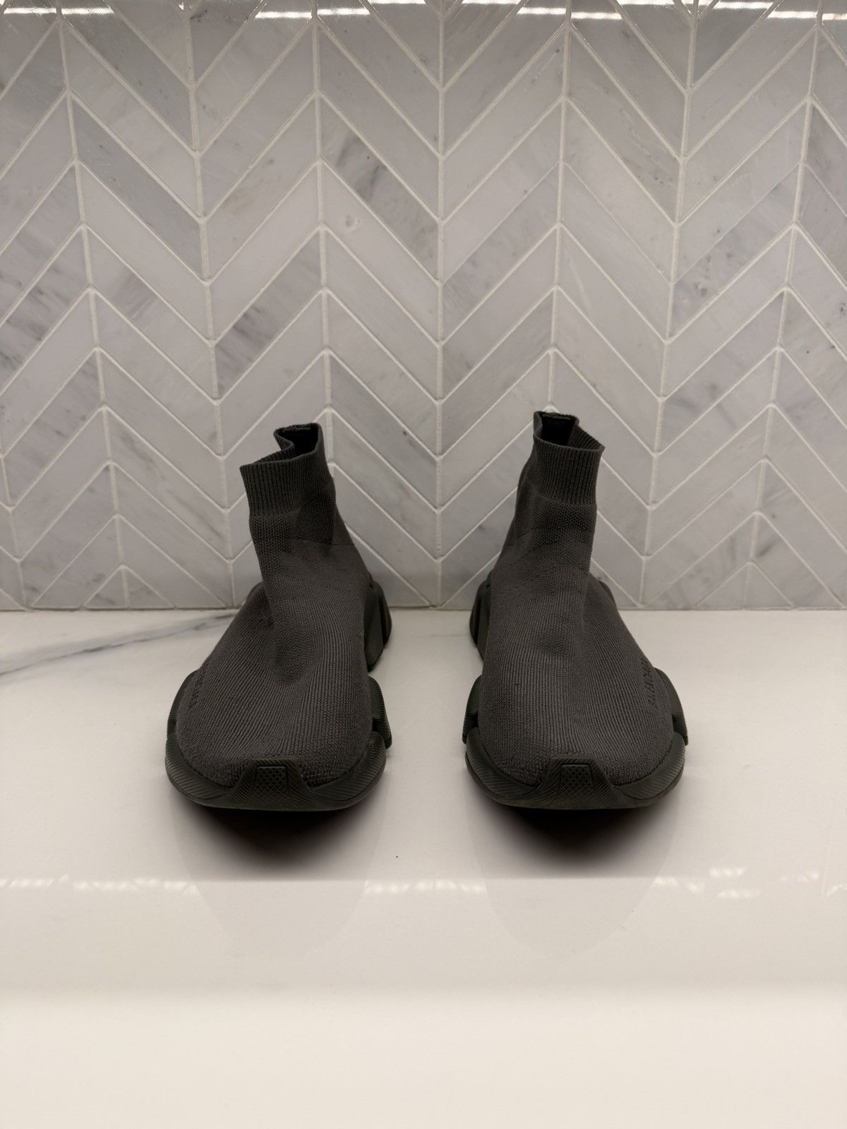 Balenciaga Balenciaga Speed Trainer Sneakers – Dark Grey Size US 10 / EU 43 - 2 Thumbnail