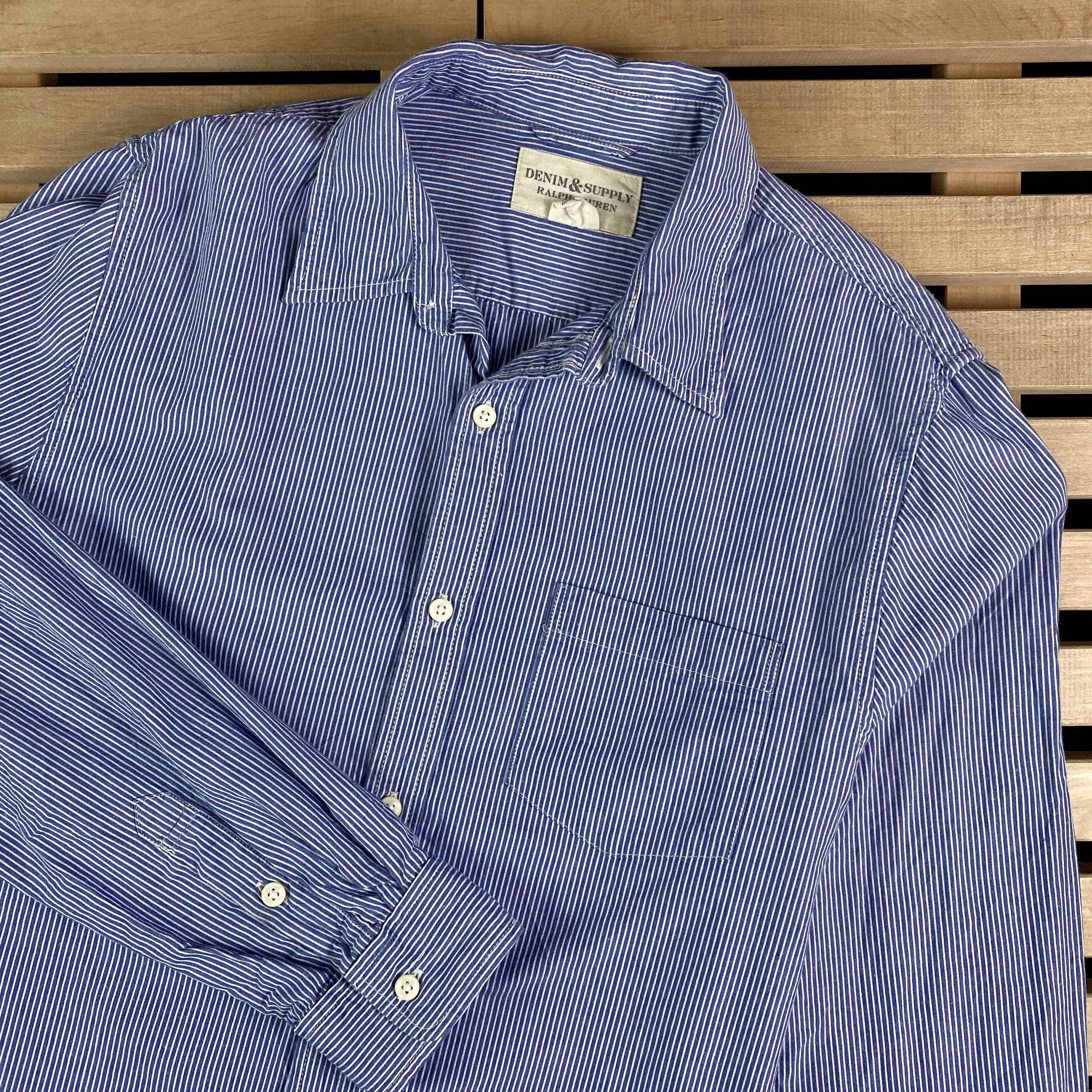 Denim & Supply Ralph Lauren × Ralph Lauren × Vintage Men’s Shirt Denim And Supply Ralph Lauren Vintage Size L Size US L / EU 52-54 / 3 - 2 Thumbnail