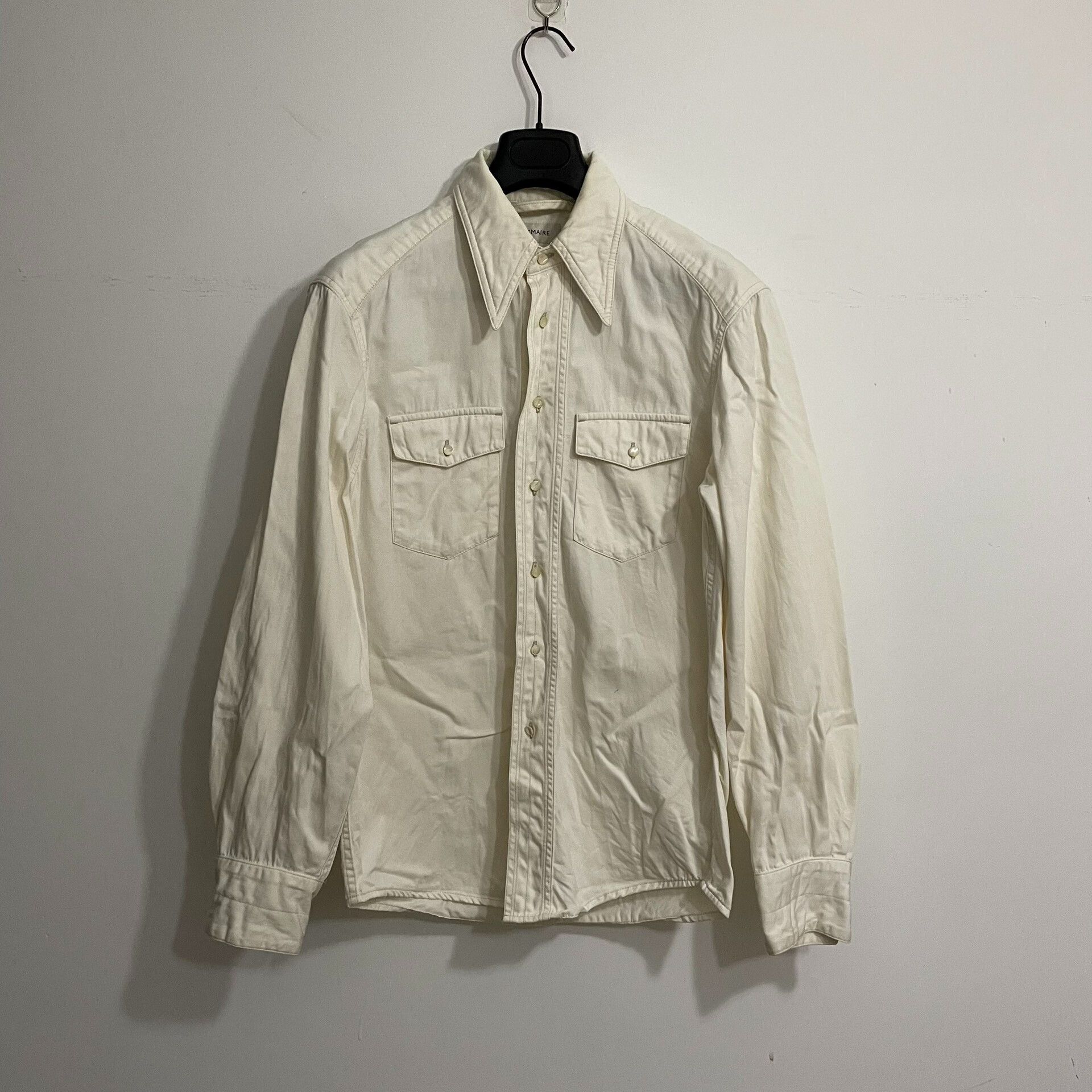 Lemaire Lemaire 20SS Scissors Collar Pocket Shirt Size US S / EU 44-46 / 1 - 1 Thumbnail