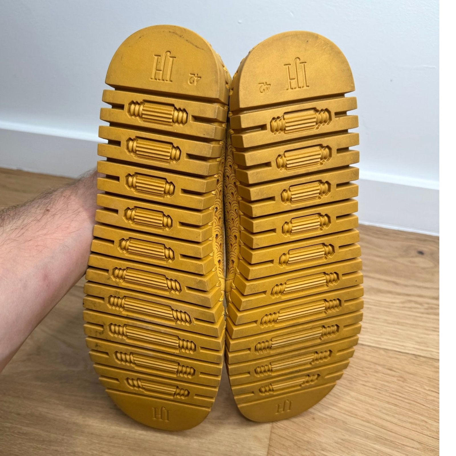 Ilse Jacobsen Ilse Jacobsen Tulip 140 Perforated Slip-On Yellow Sneakers Size US 11.5 / IT 41.5 - 5 Thumbnail