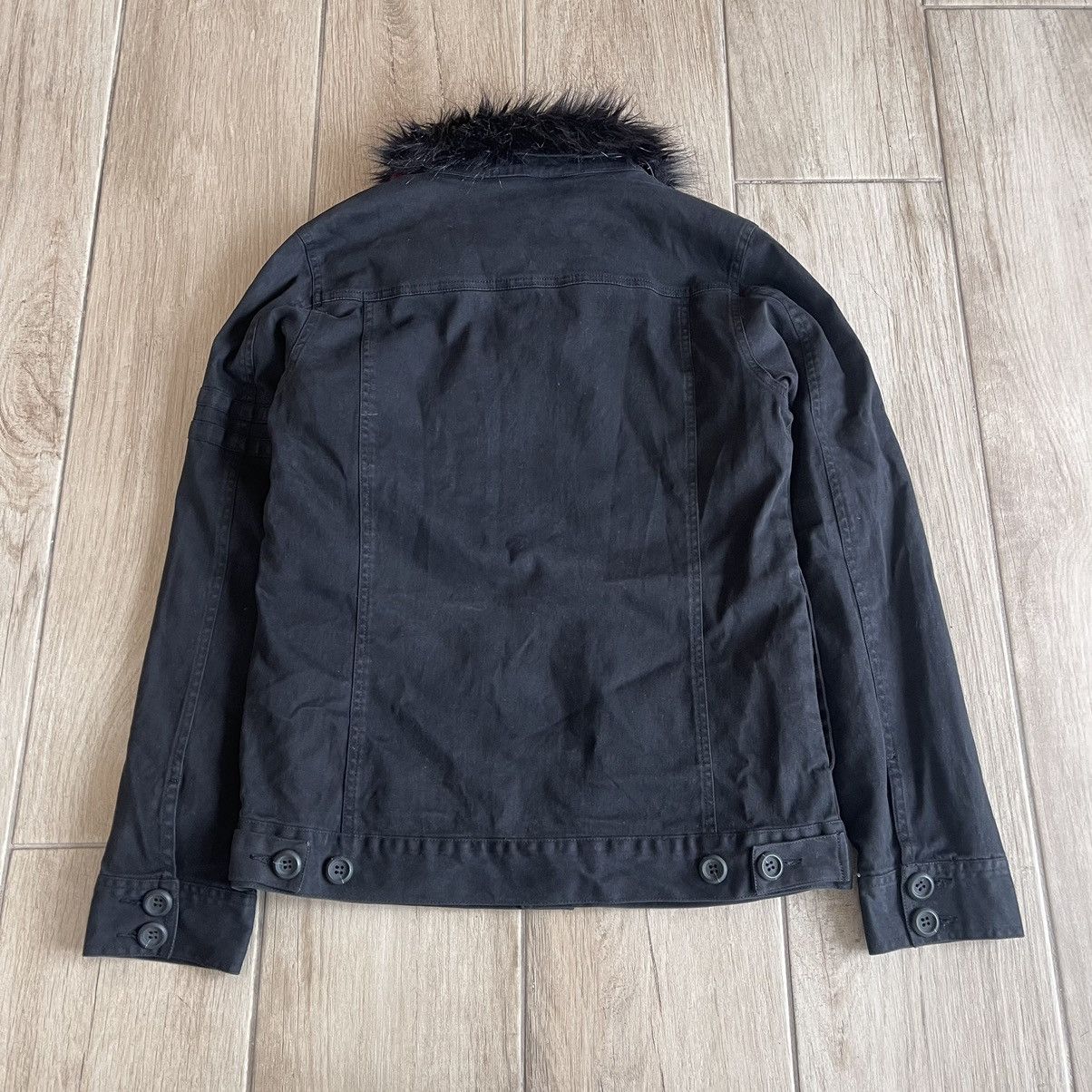 If Six Was Nine Vanana Gold Label Fur Collar Quilted Liner Trucker Jacket Size US M / EU 48-50 / 2 - 3 Thumbnail